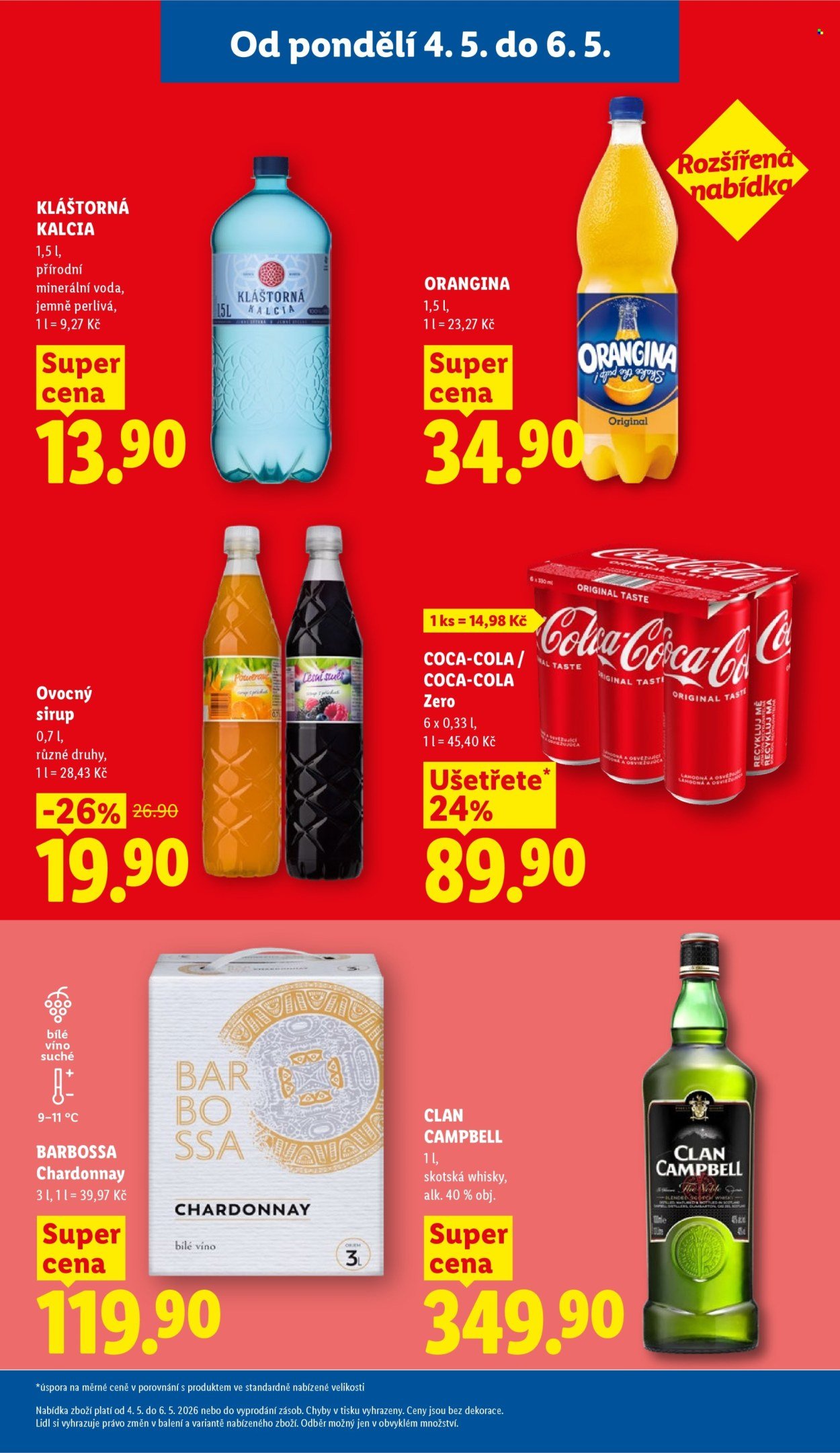 LIDL leták - Od pondělí 4.5.2026 (2026-05-04 - 2026-05-06)