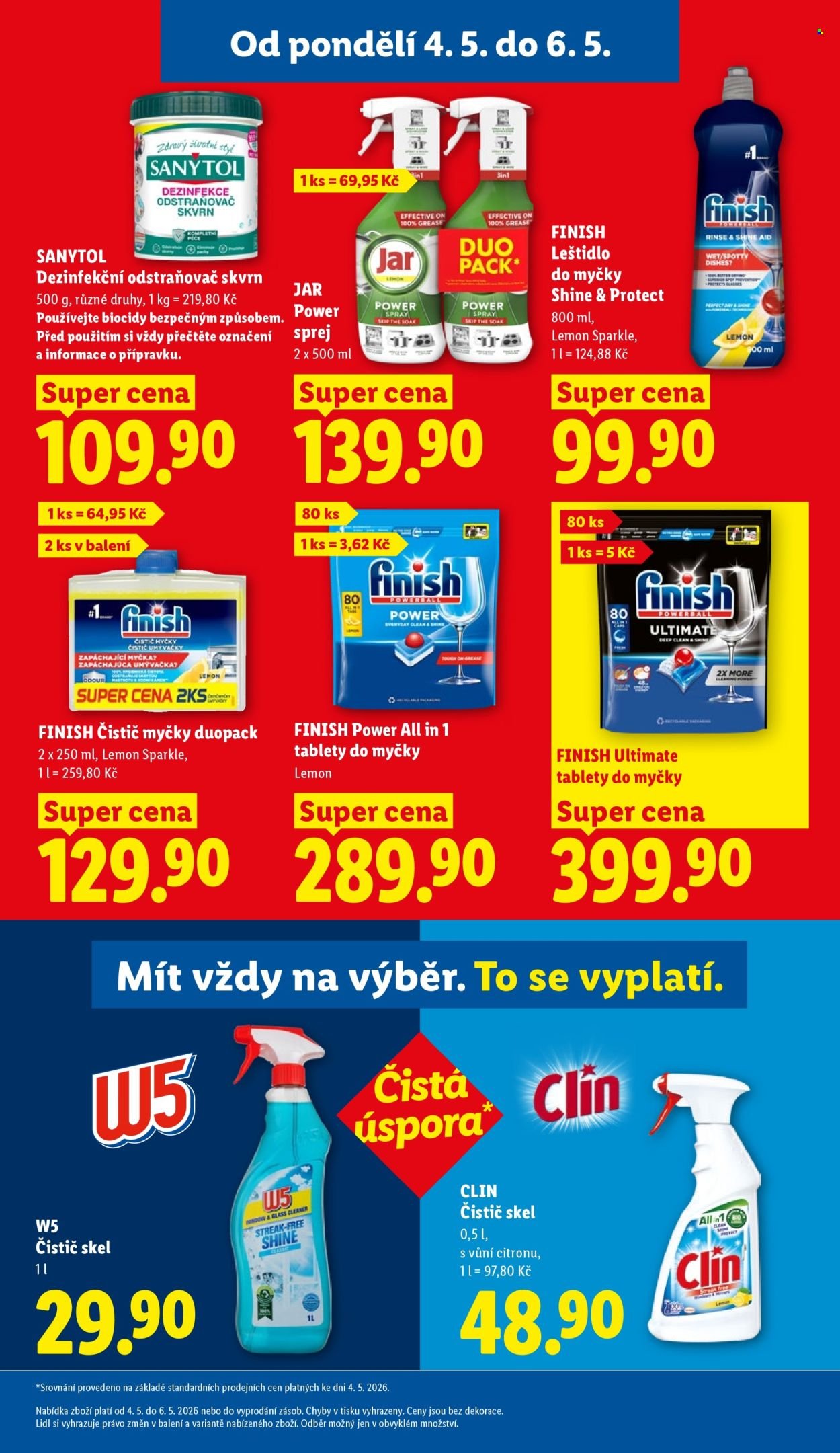 LIDL leták - Od pondělí 4.5.2026 (2026-05-04 - 2026-05-06)