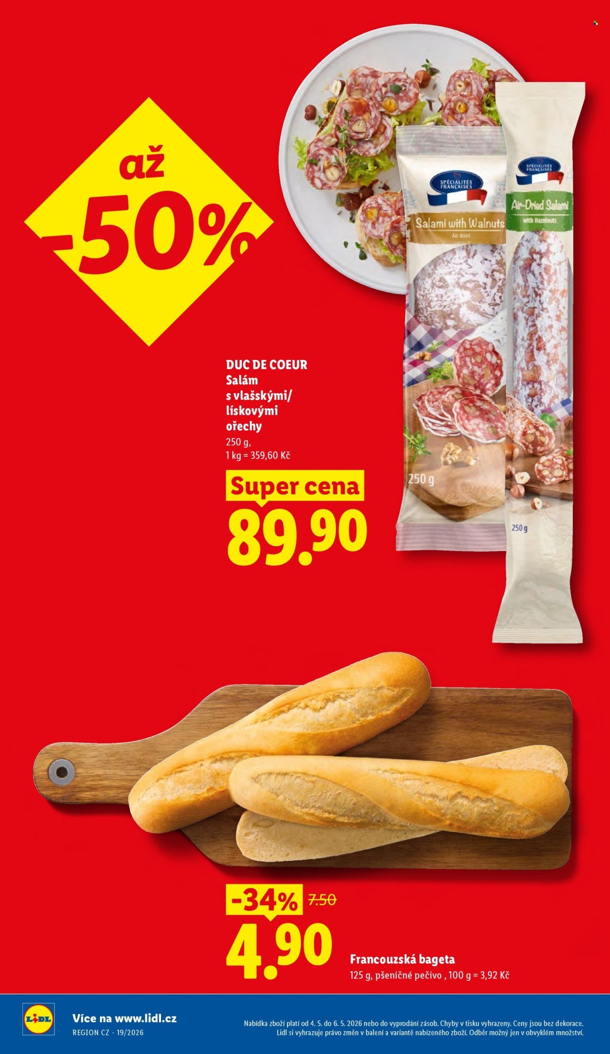 LIDL leták - Od pondělí 4.5.2026 (2026-05-04 - 2026-05-06)