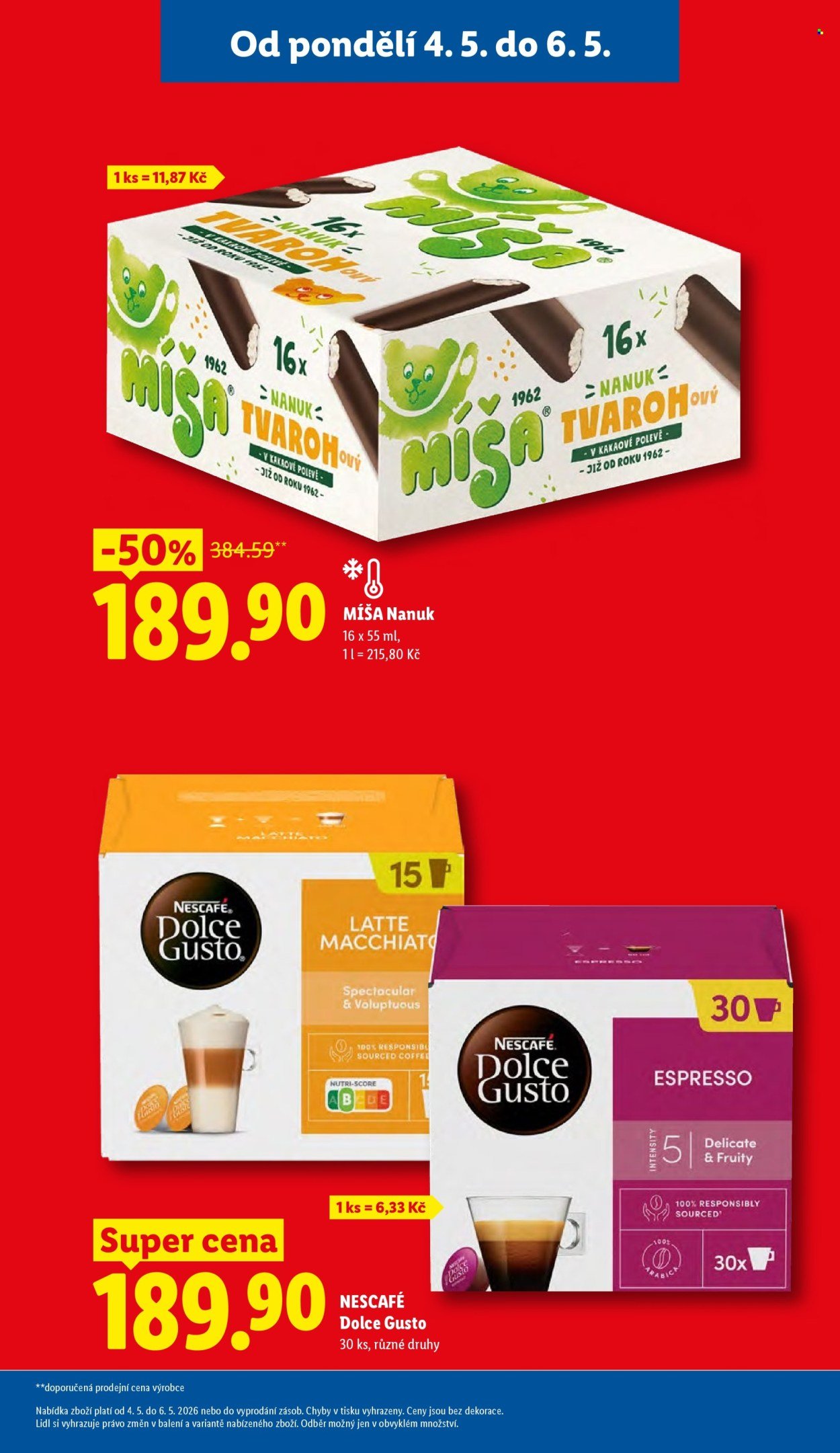 LIDL leták - Od pondělí 4.5.2026 (2026-05-04 - 2026-05-06)
