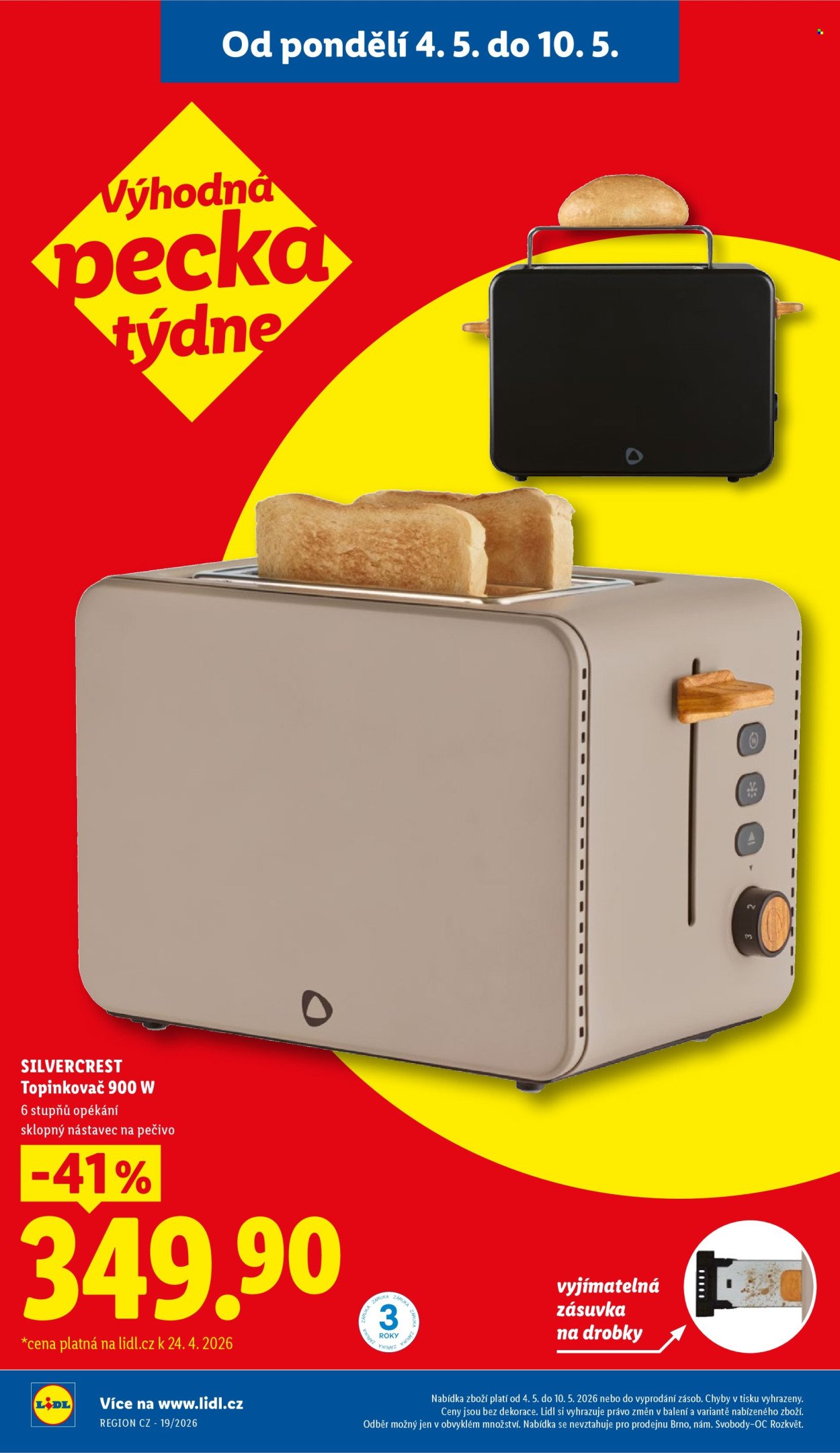 LIDL leták - Od pondělí 4.5.2026 (2026-05-04 - 2026-05-06)