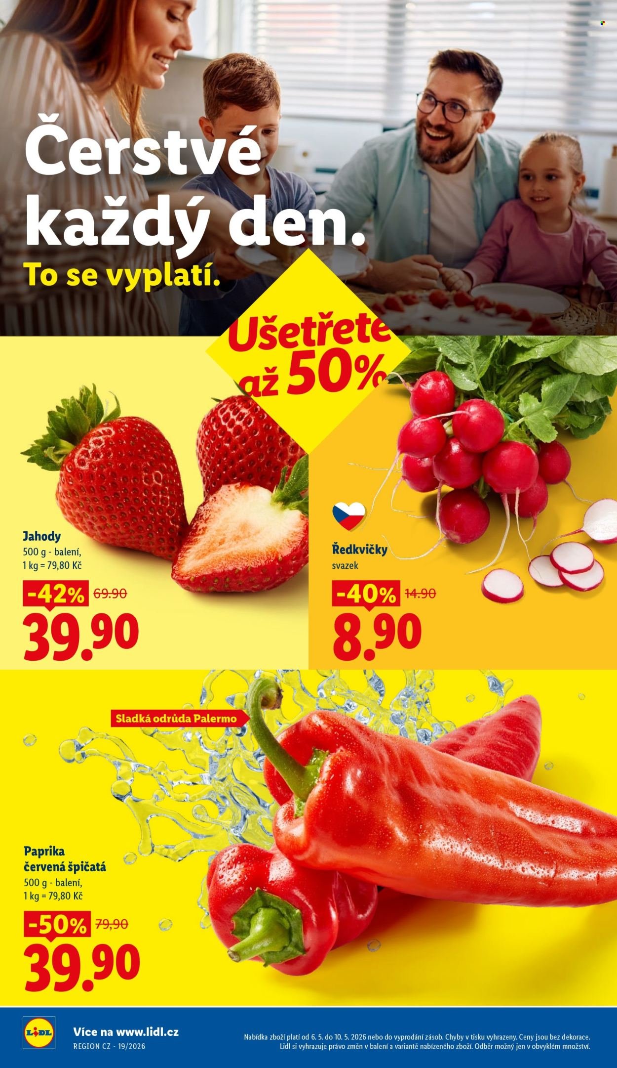 LIDL leták - Od pondělí 4.5.2026 (2026-05-04 - 2026-05-06)