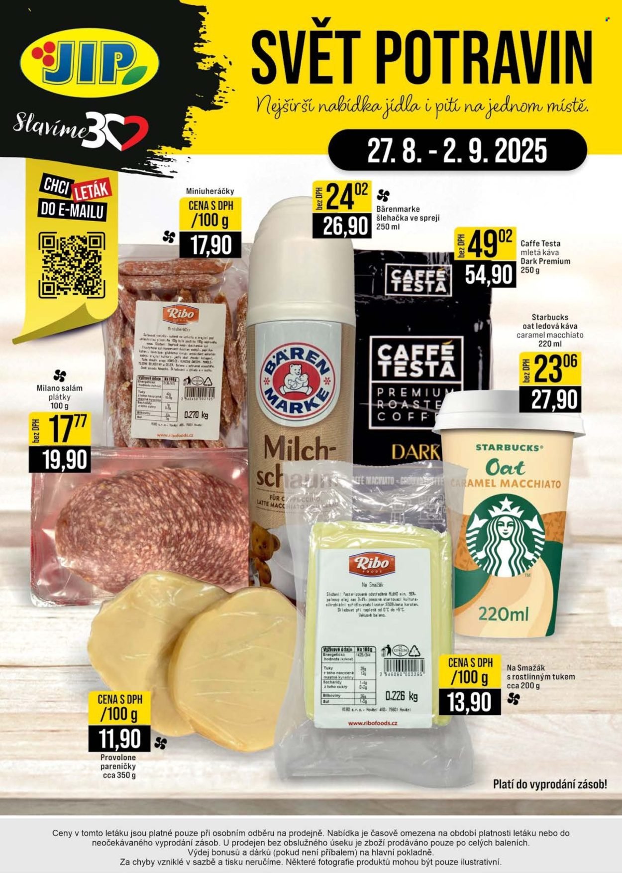 JIP leták - Svět potravin (2025-08-27 - 2025-09-02)