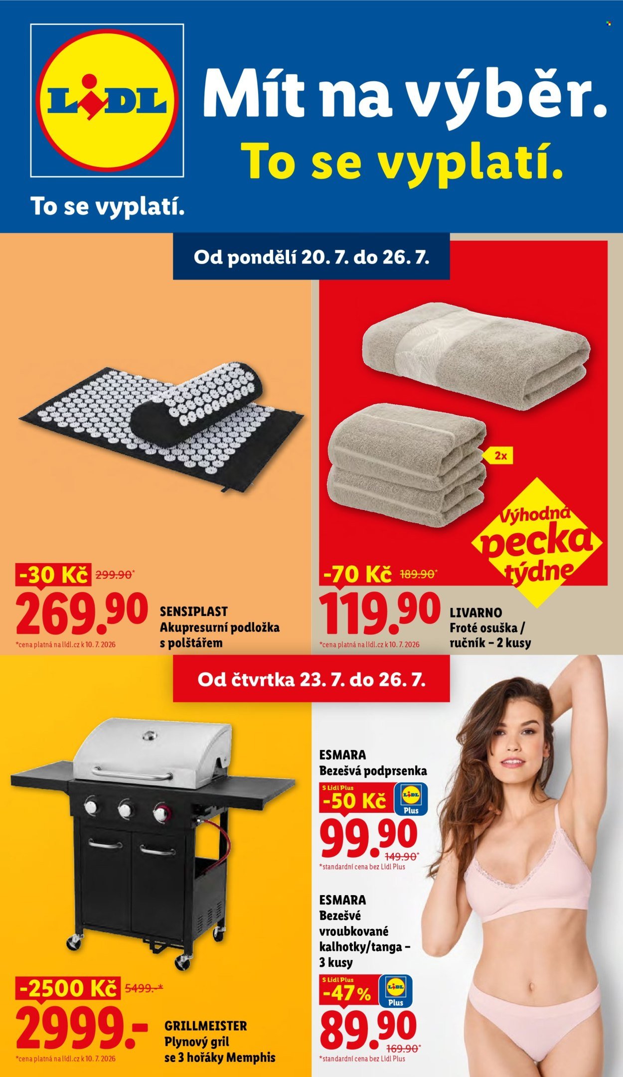 LIDL leták - Spotřební zboží