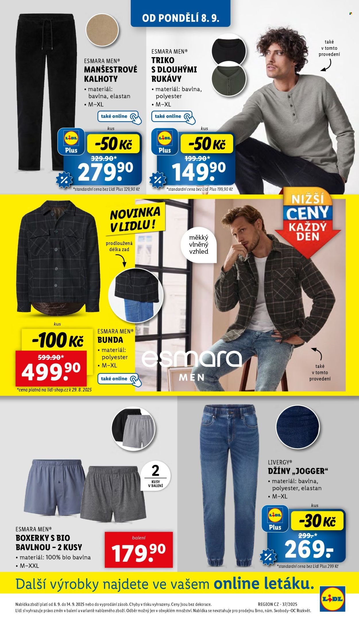 LIDL leták - Spotřební zboží (2025-09-08 - 2025-09-14)