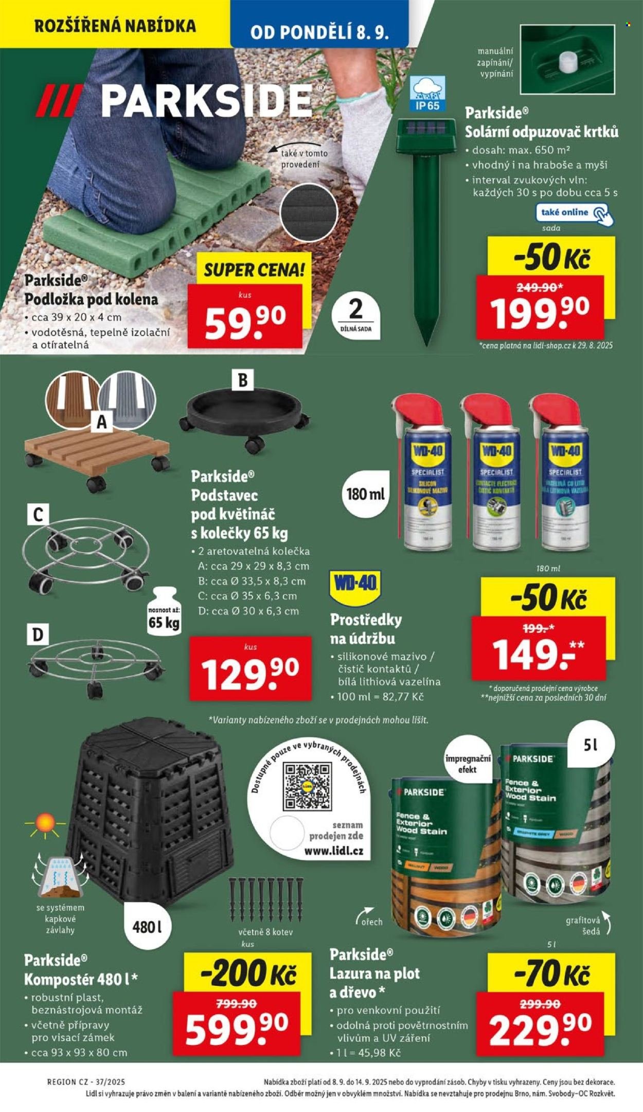 LIDL leták - Spotřební zboží (2025-09-08 - 2025-09-14)