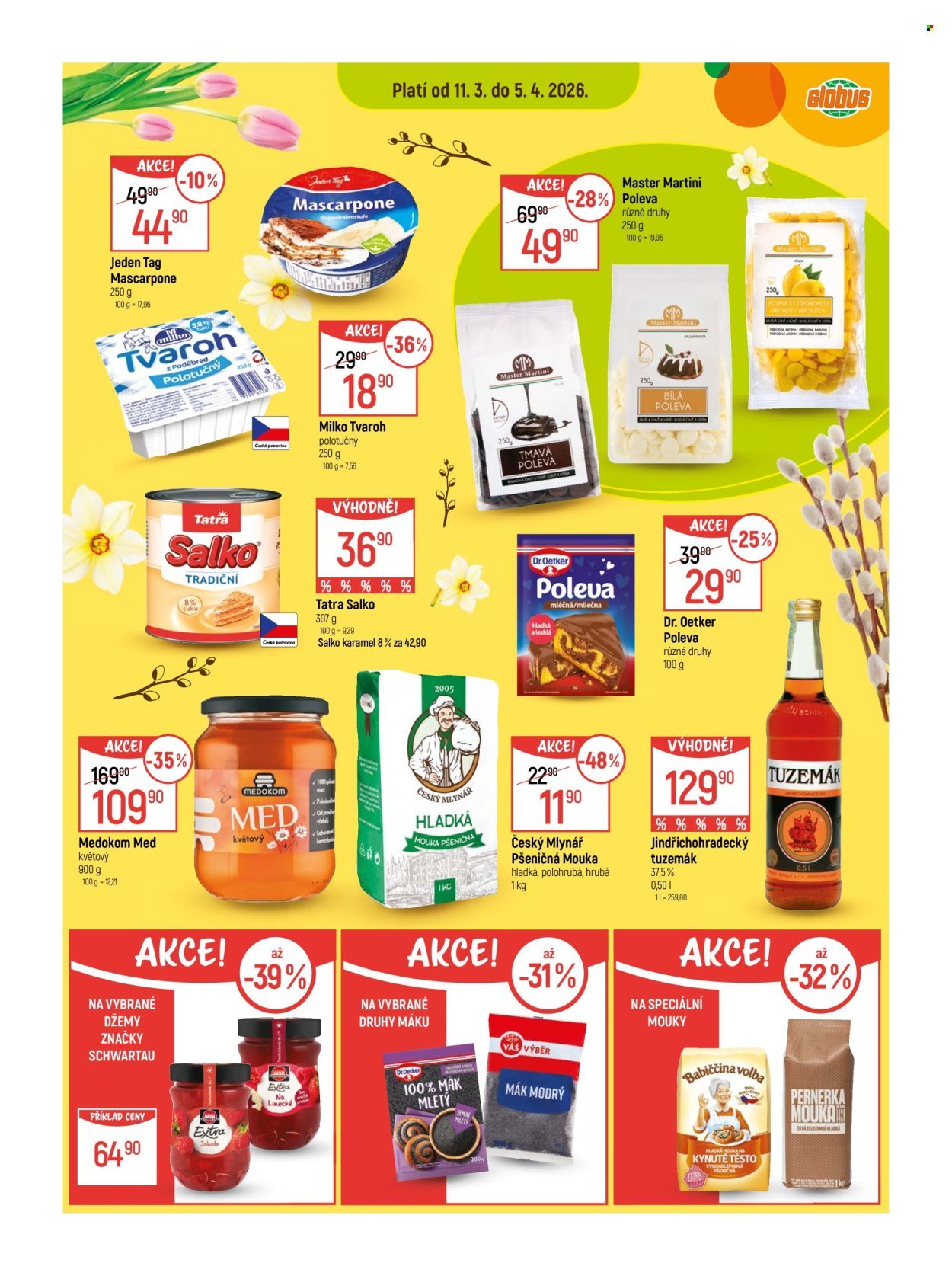 GLOBUS leták - Od středy 11.3.2026 (2026-03-11 - 2026-04-05)