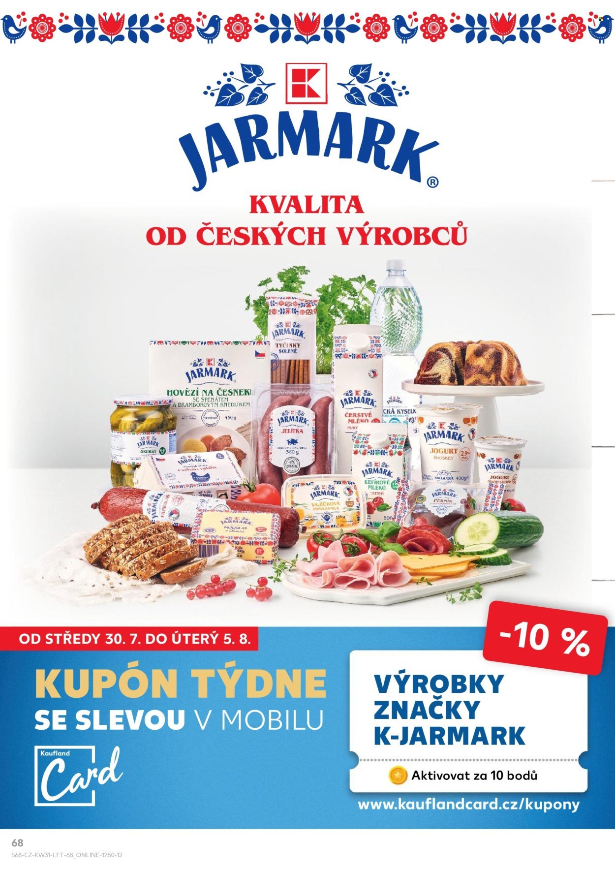 KAUFLAND leták - Od středy 30.7.2025 (2025-07-30 - 2025-08-05)