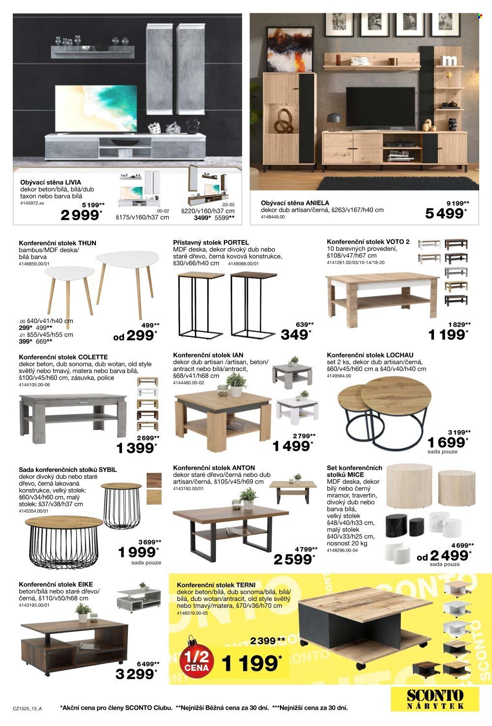 SCONTO NÁBYTEK leták - 2 za cenu 1 na matrace, rošty a toppery (2025-11-26 - 2025-12-21)