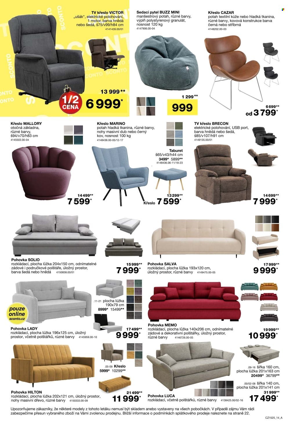 SCONTO NÁBYTEK leták - 2 za cenu 1 na matrace, rošty a toppery (2025-11-26 - 2025-12-21)