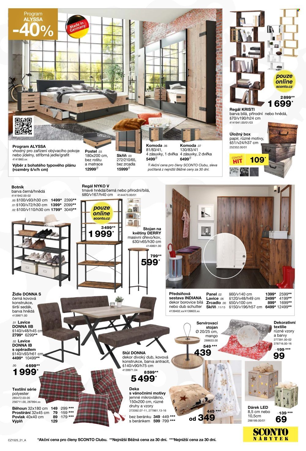 SCONTO NÁBYTEK leták - 2 za cenu 1 na matrace, rošty a toppery (2025-11-26 - 2025-12-21)