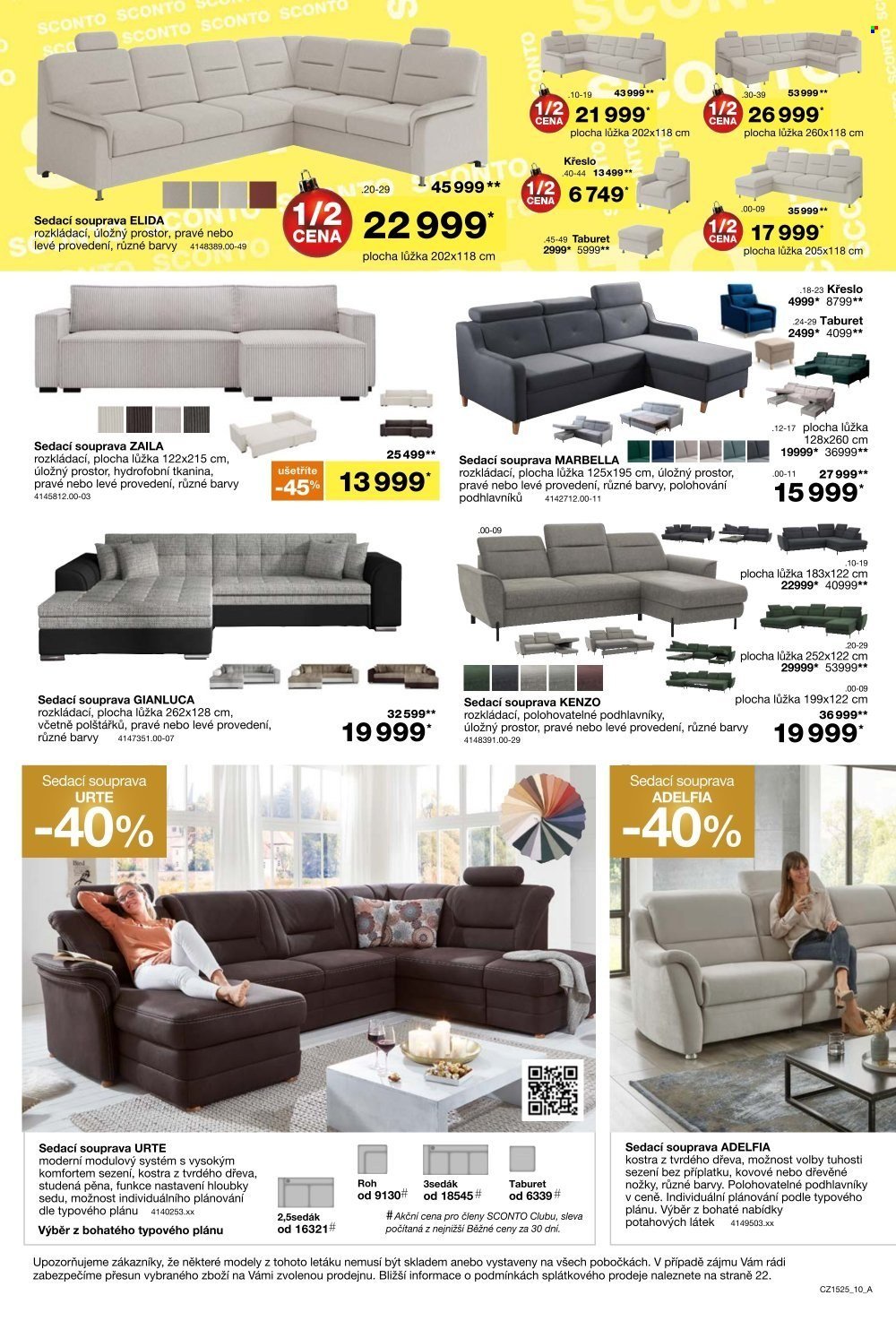 SCONTO NÁBYTEK leták - 2 za cenu 1 na matrace, rošty a toppery (2025-11-26 - 2025-12-21)