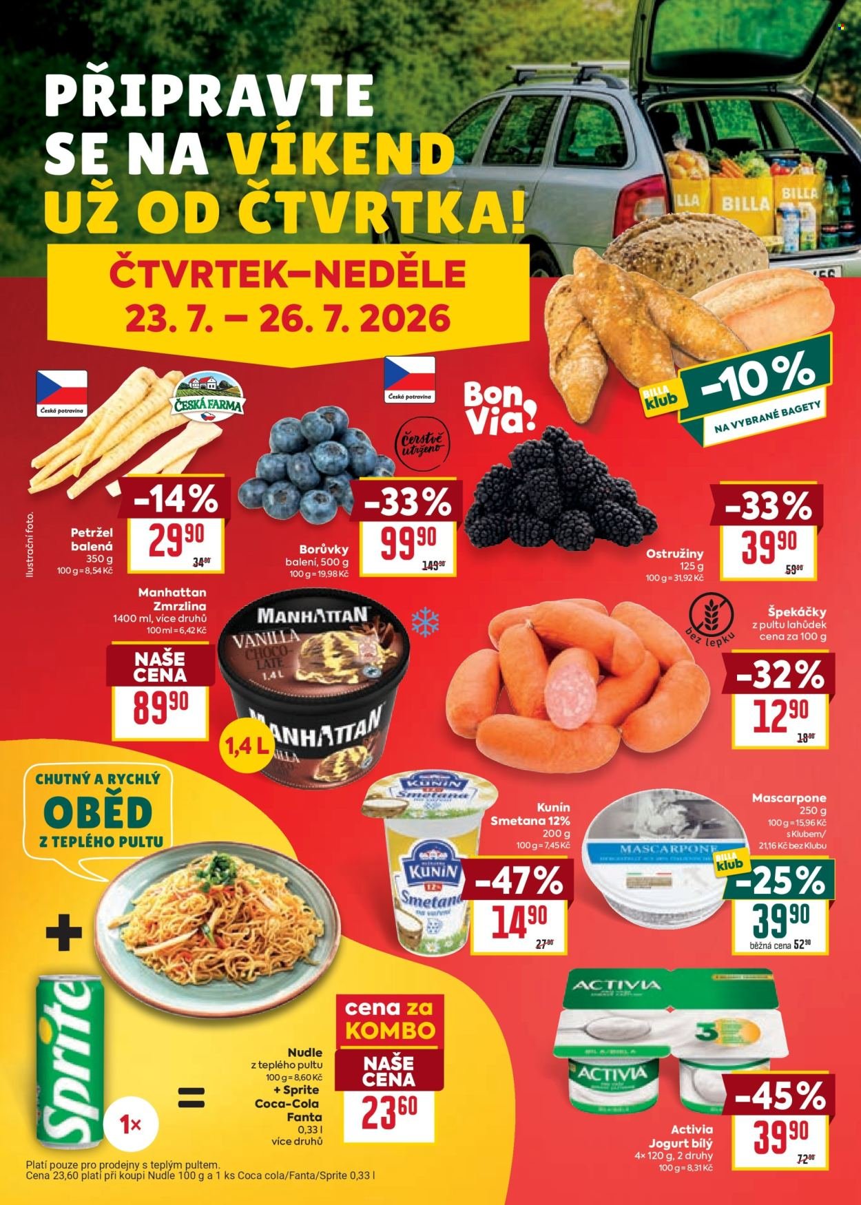 BILLA leták - Velký leták