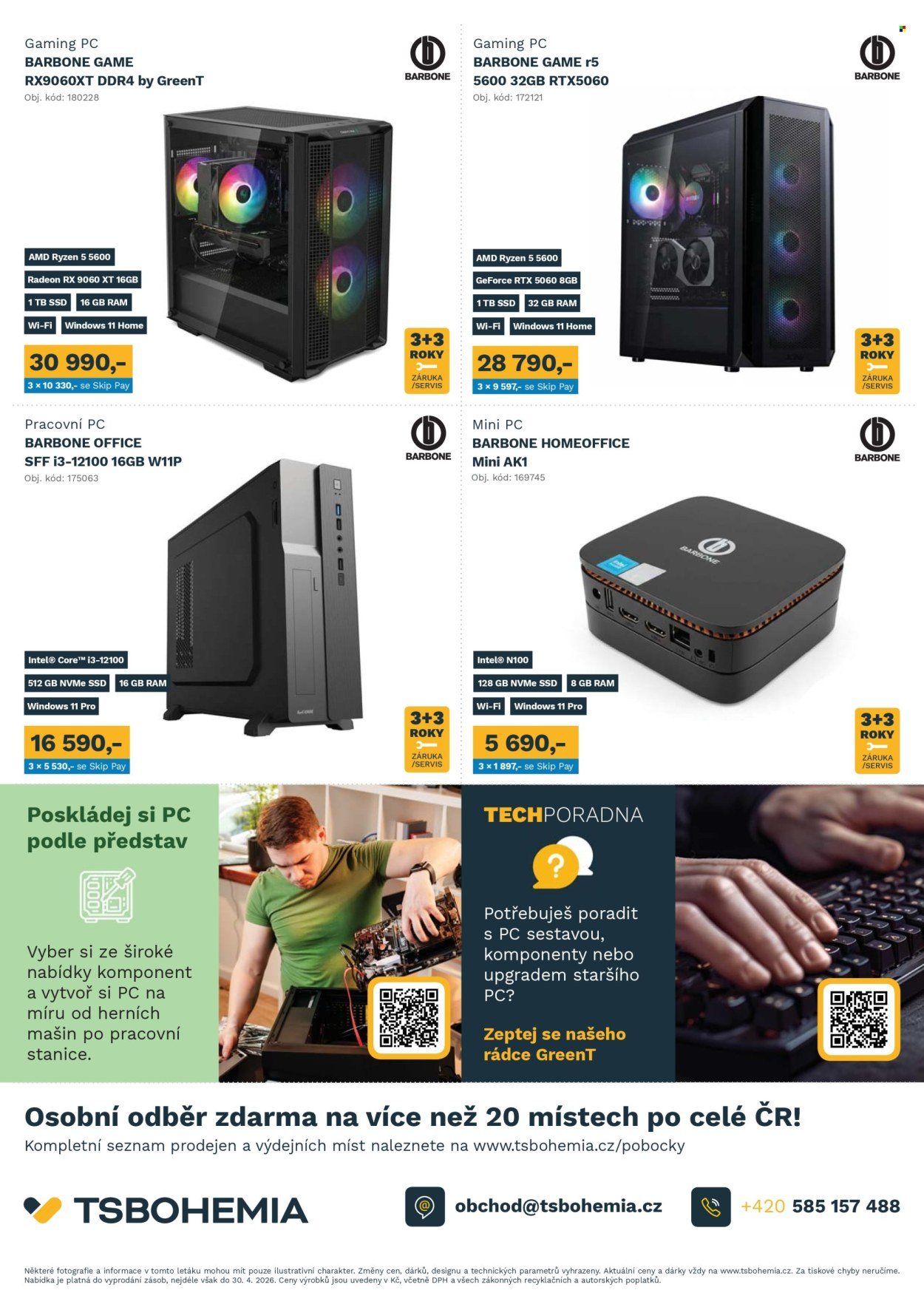 T.S. BOHEMIA leták - Od středy 1.4.2026 (2026-04-01 - 2026-04-30)