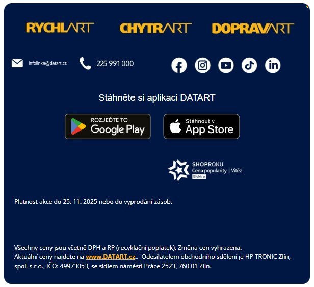 DATART leták - 20x efektivnější a šetrný k dásním (2025-11-22 - 2025-11-25)