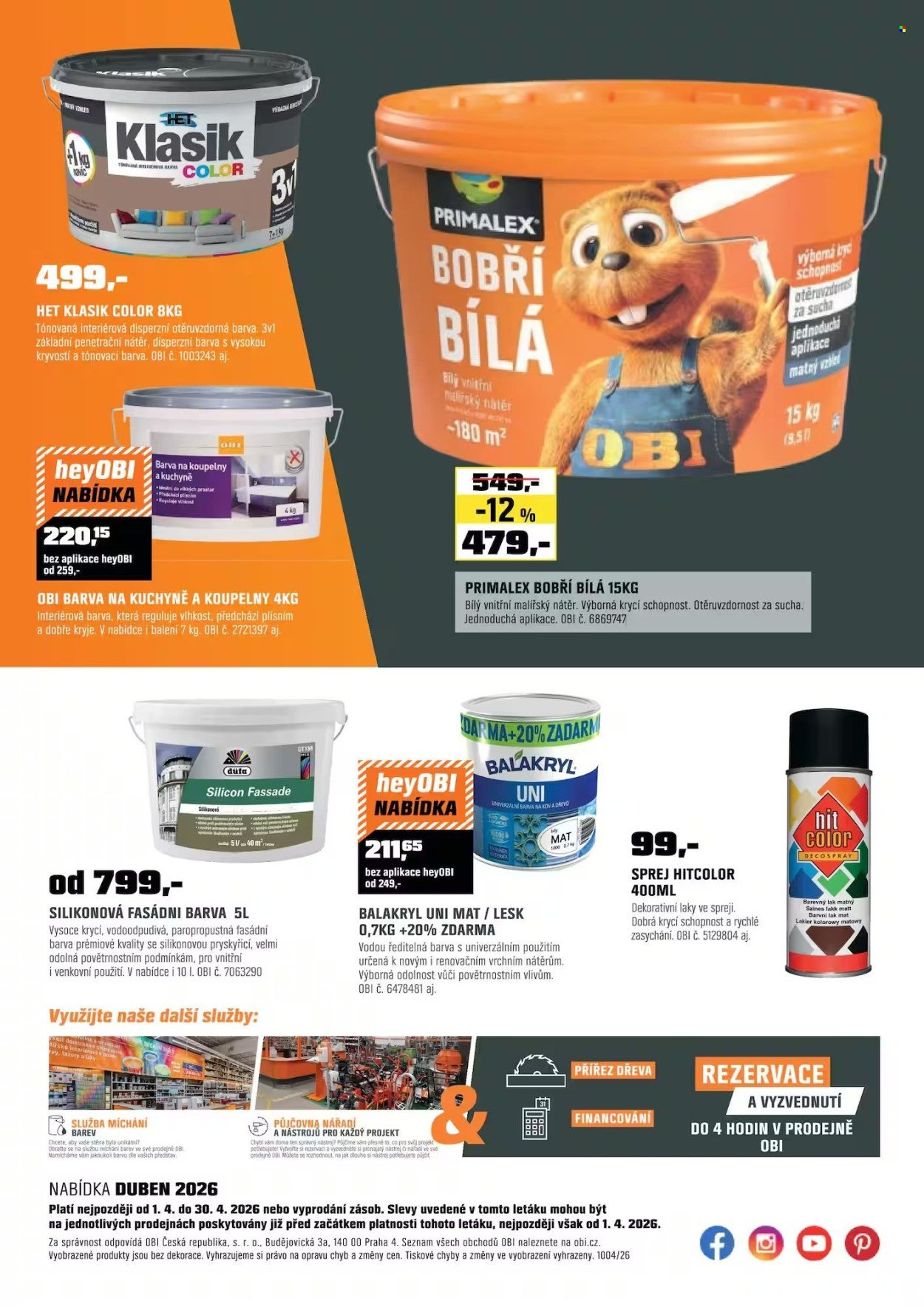OBI leták - Bobří síla v akci (2026-04-01 - 2026-04-30)