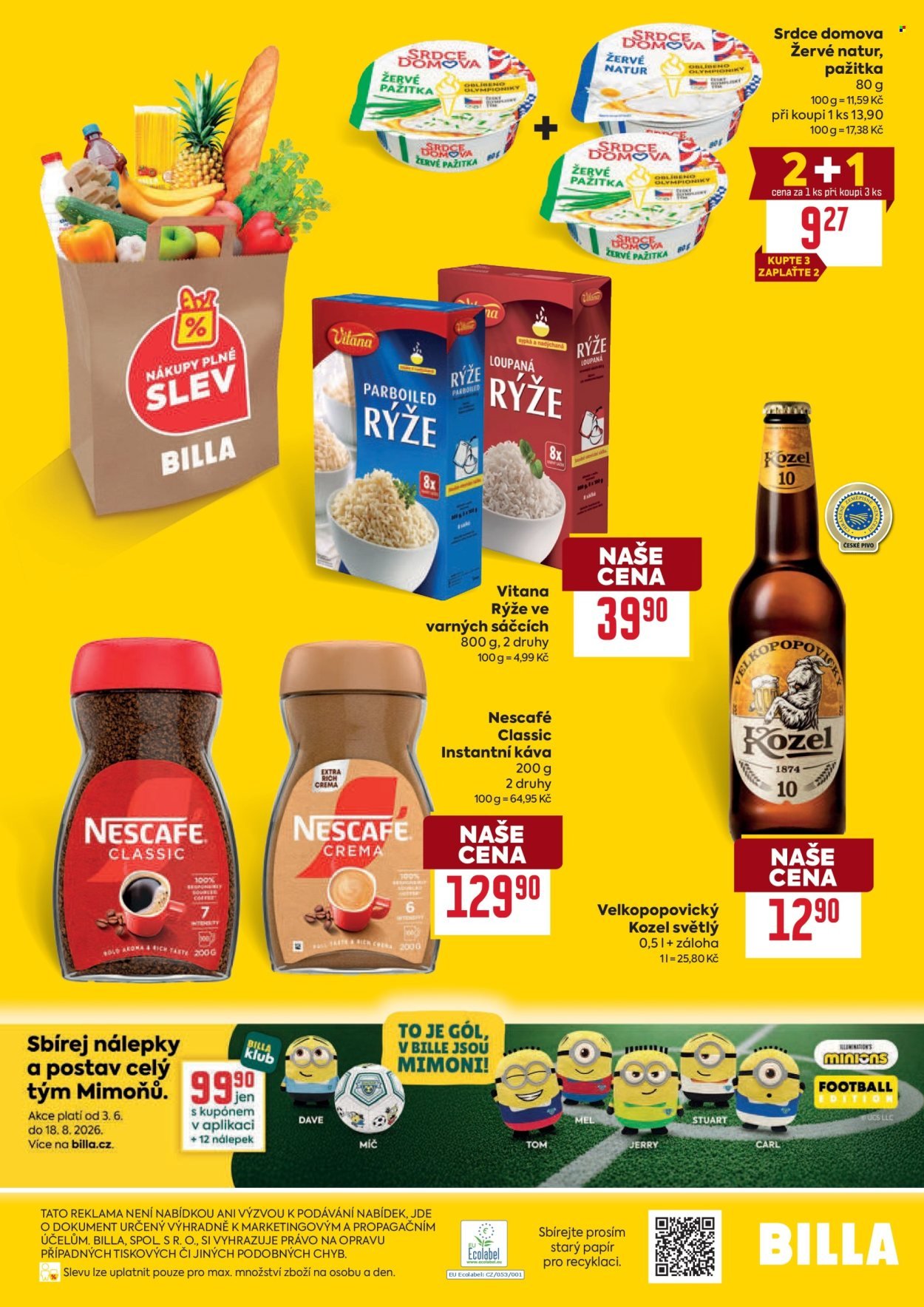 BILLA leták - Speciální nabídka: vybrané prodejny