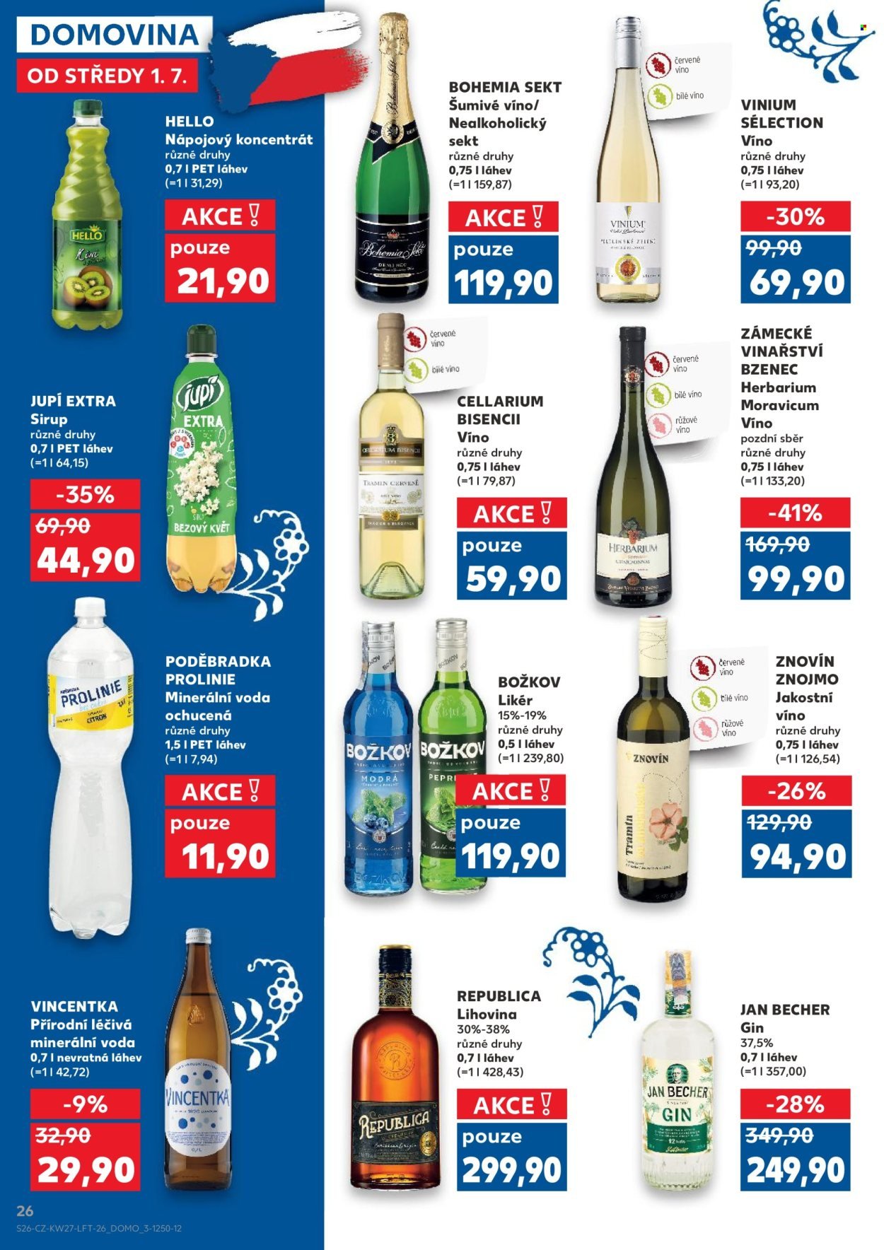 KAUFLAND leták - Od středy 1.7.2026