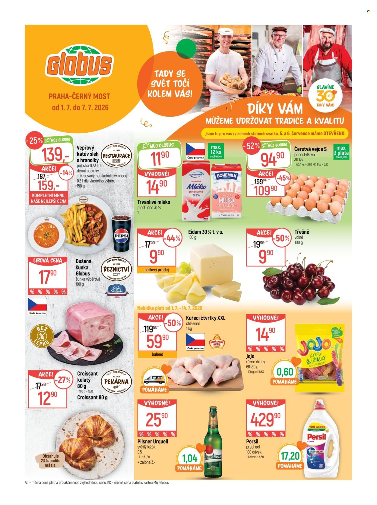 GLOBUS leták - Od středy 1.7.2026