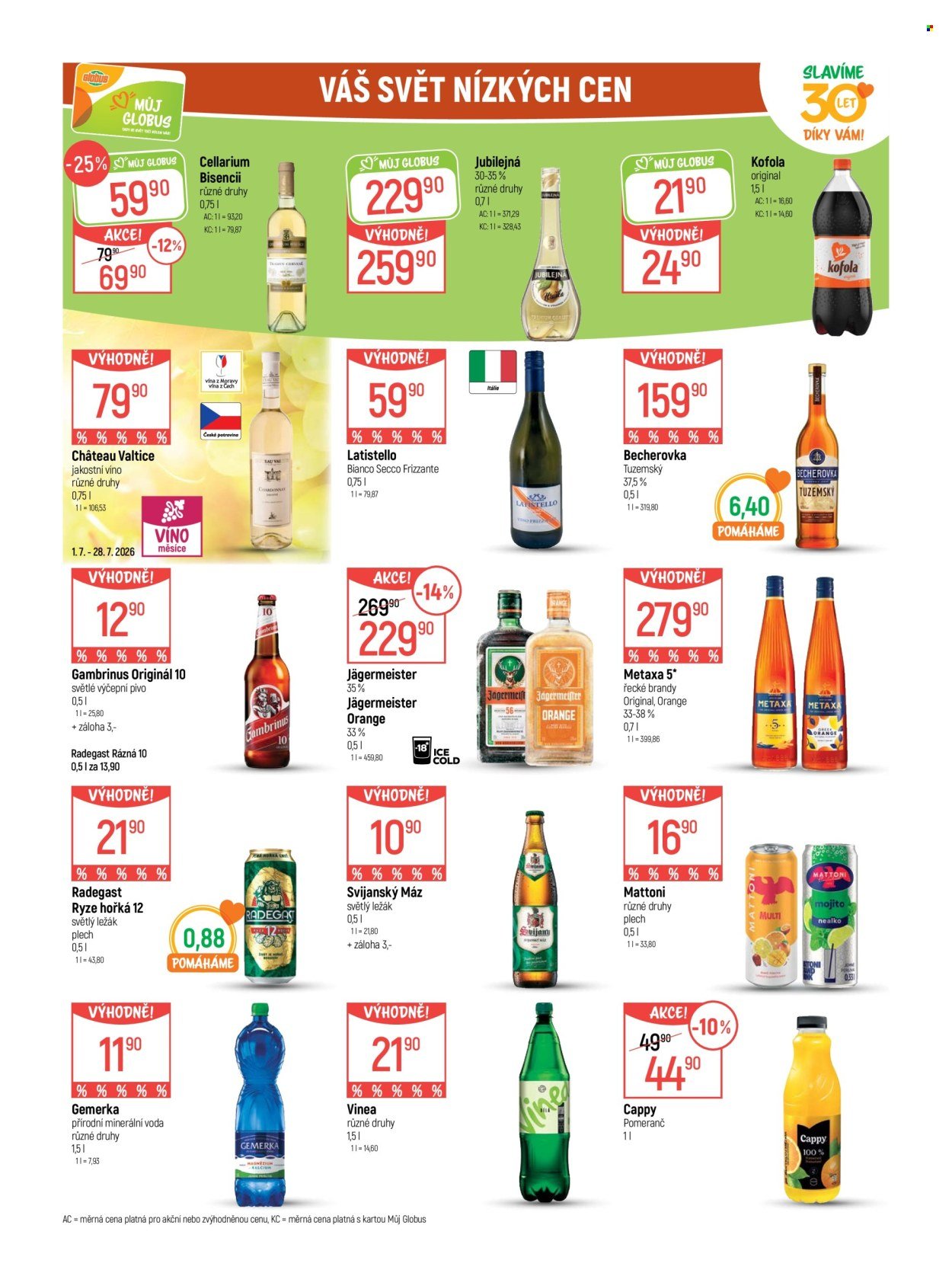 GLOBUS leták - Od středy 1.7.2026
