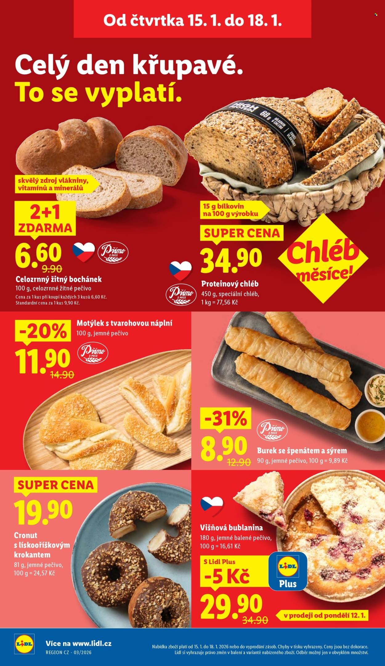 LIDL leták - Od čtvrtka 15.1.2026 (2026-01-15 - 2026-01-18)
