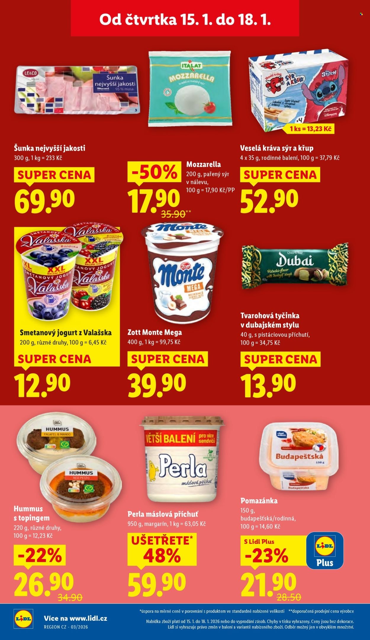 LIDL leták - Od čtvrtka 15.1.2026 (2026-01-15 - 2026-01-18)