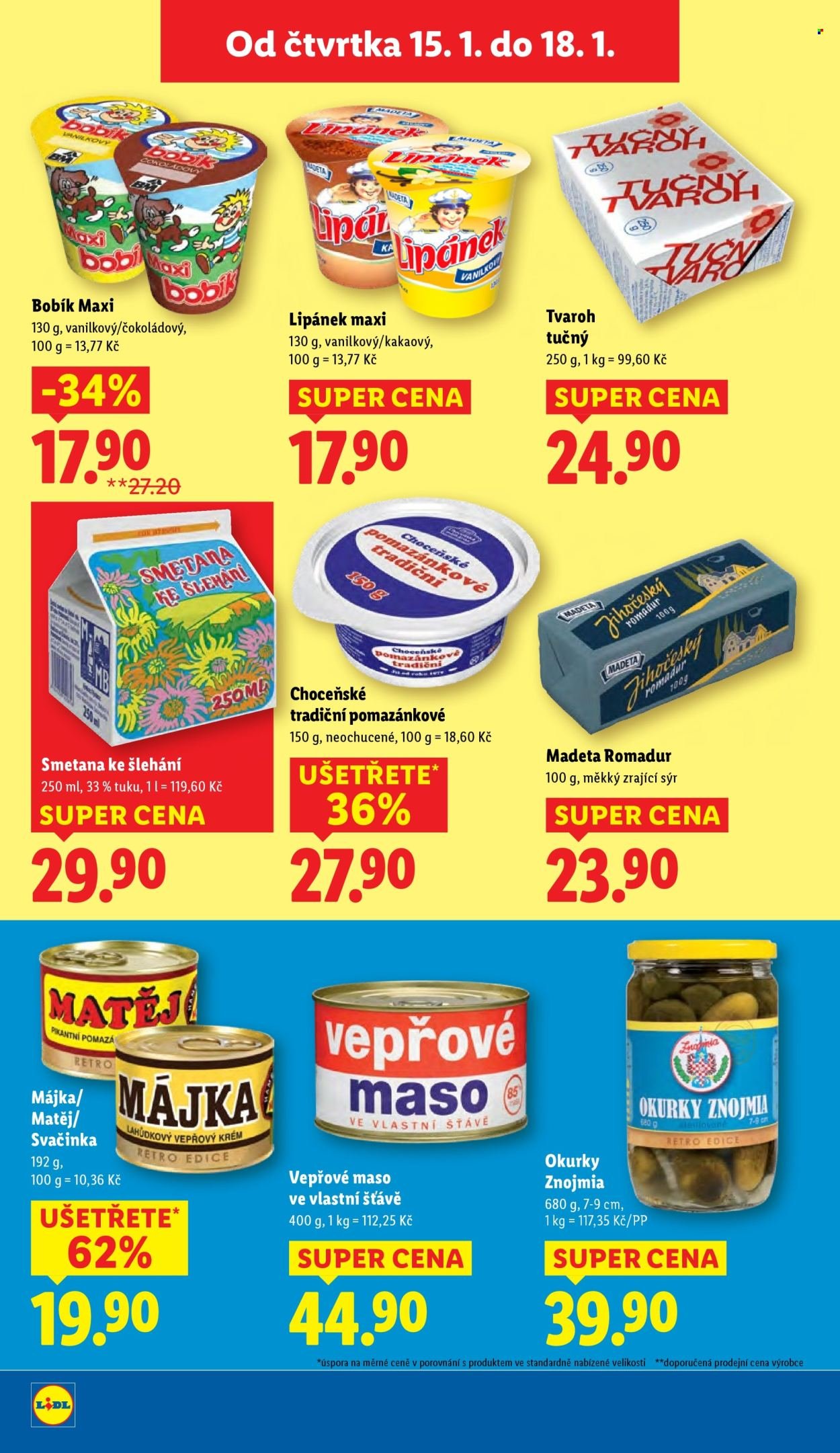 LIDL leták - Od čtvrtka 15.1.2026 (2026-01-15 - 2026-01-18)