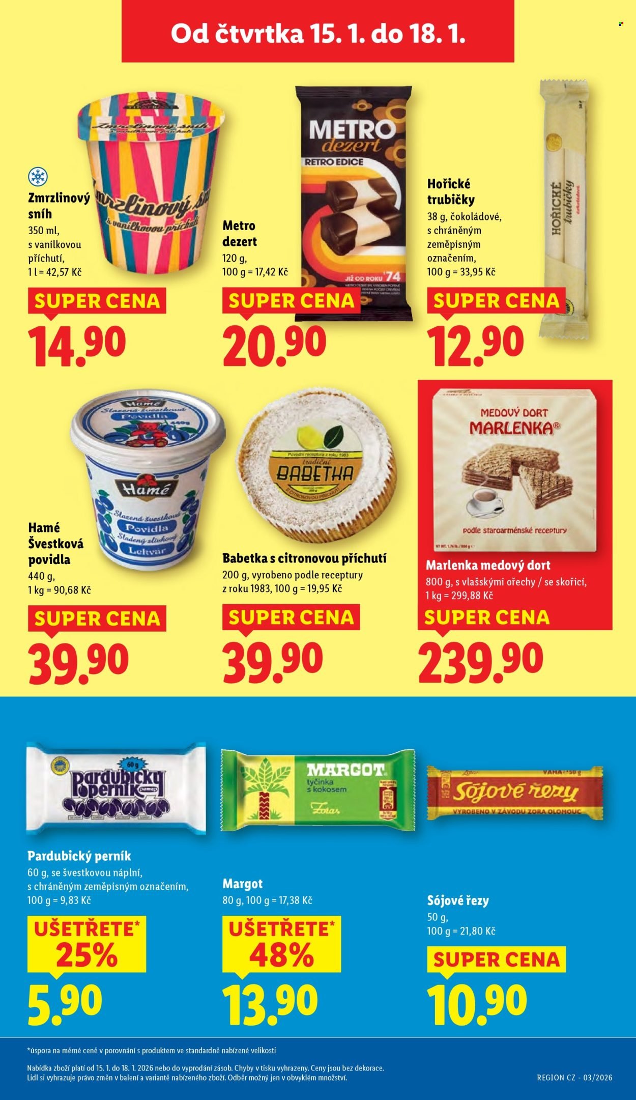 LIDL leták - Od čtvrtka 15.1.2026 (2026-01-15 - 2026-01-18)