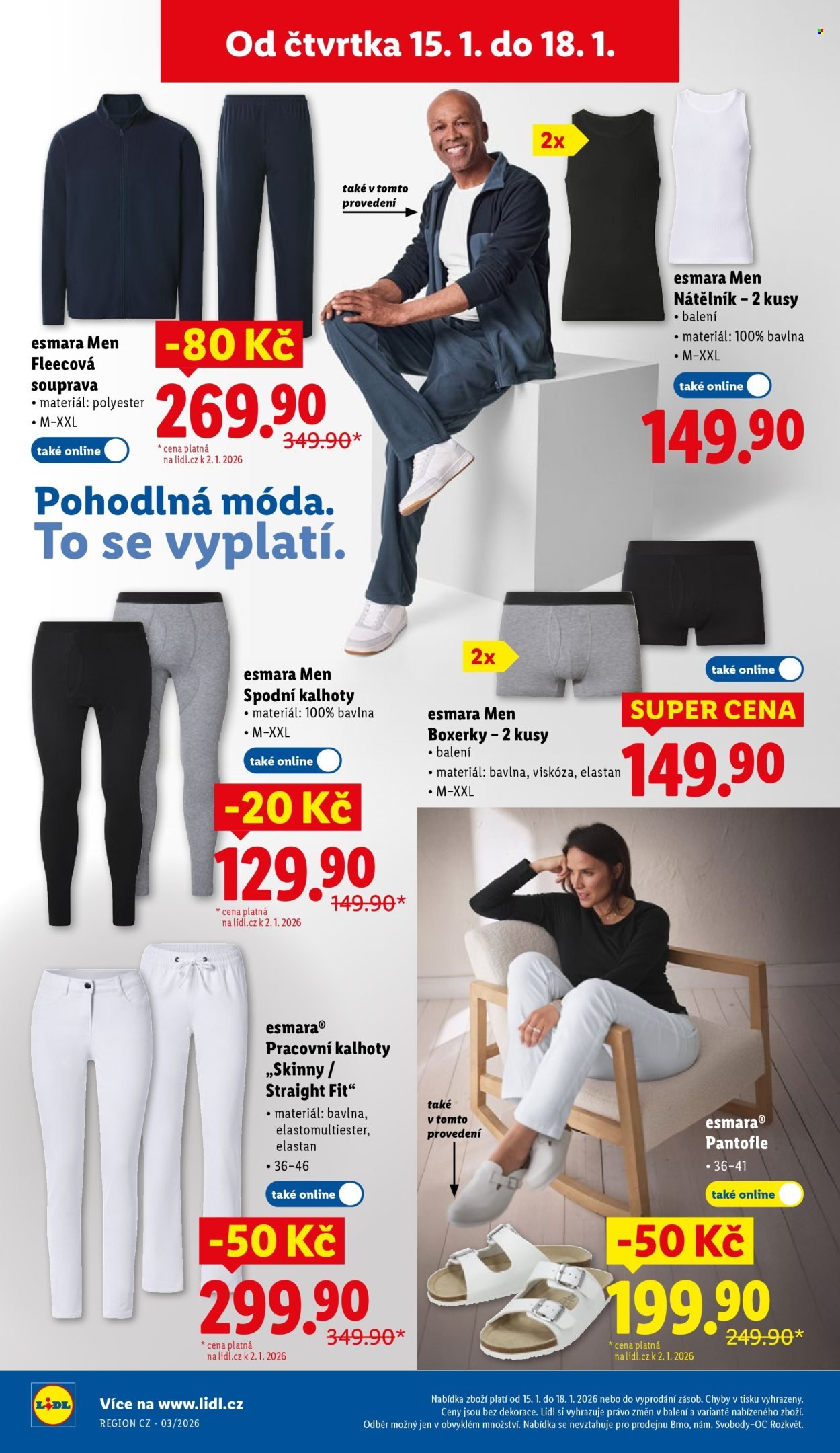 LIDL leták - Od čtvrtka 15.1.2026 (2026-01-15 - 2026-01-18)