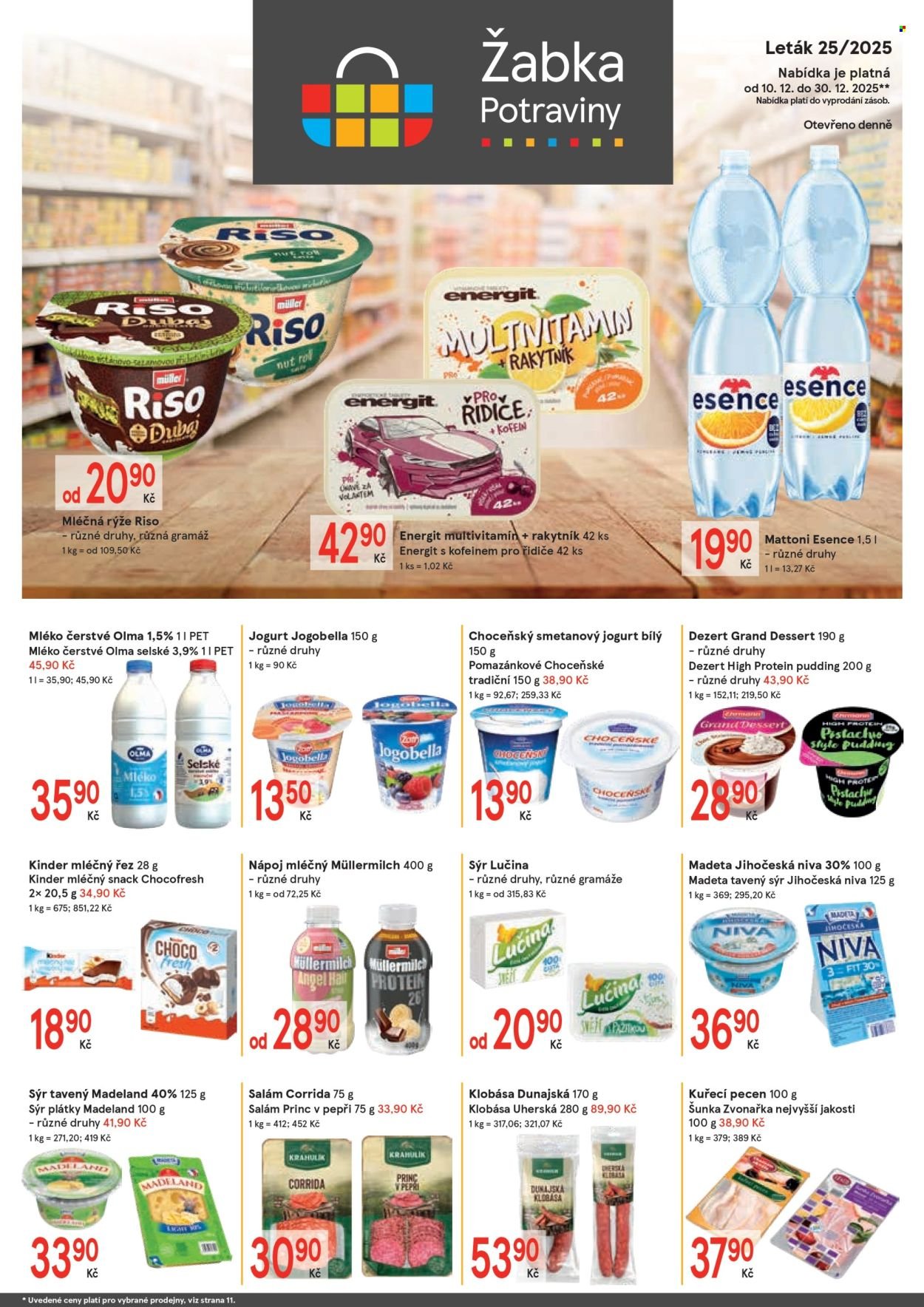 ŽABKA leták - Od středy 10.12.2025 (2025-12-10 - 2025-12-30)