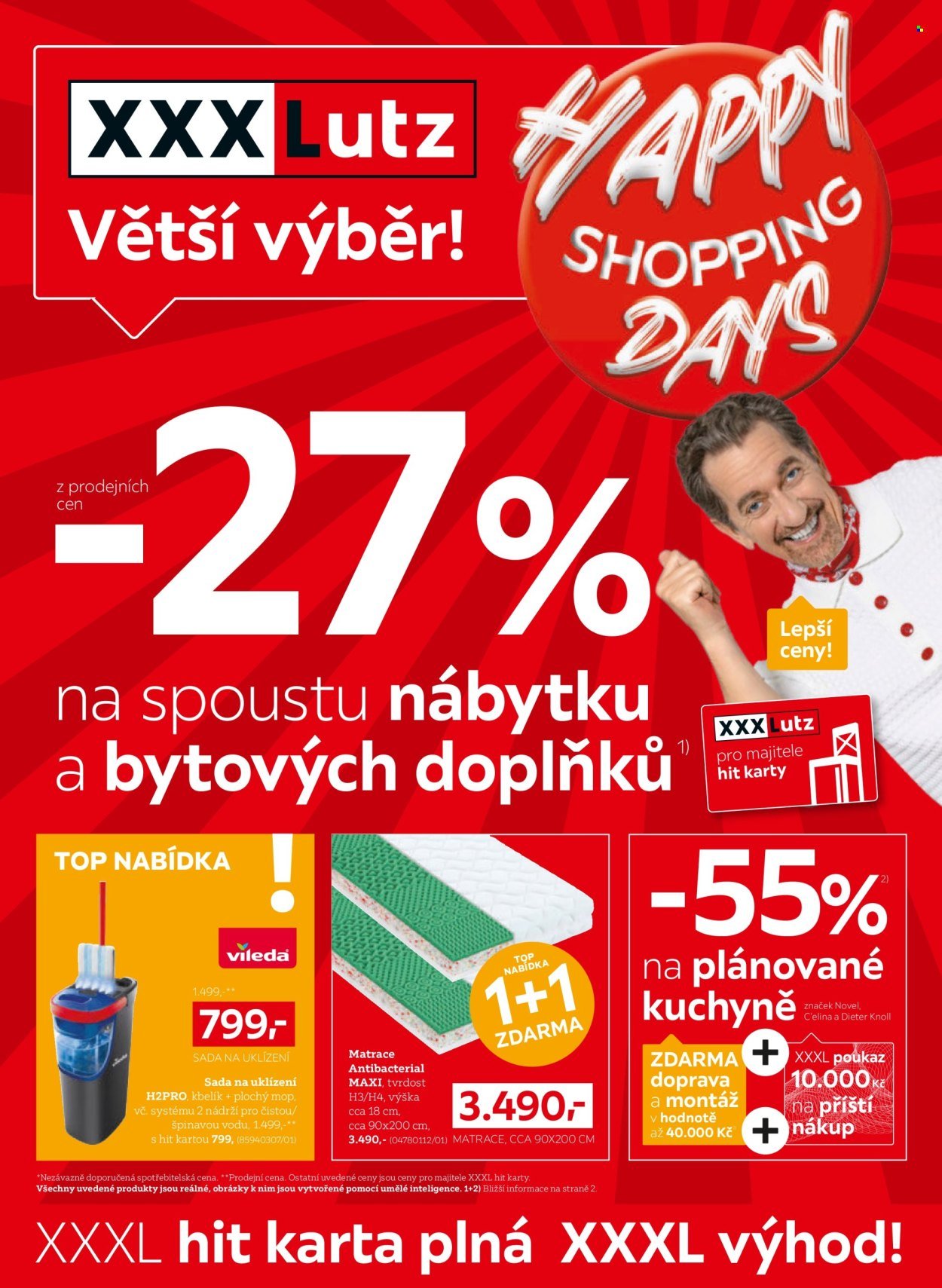 XXXLUTZ leták - Sleva 27 % téměř na všechno!