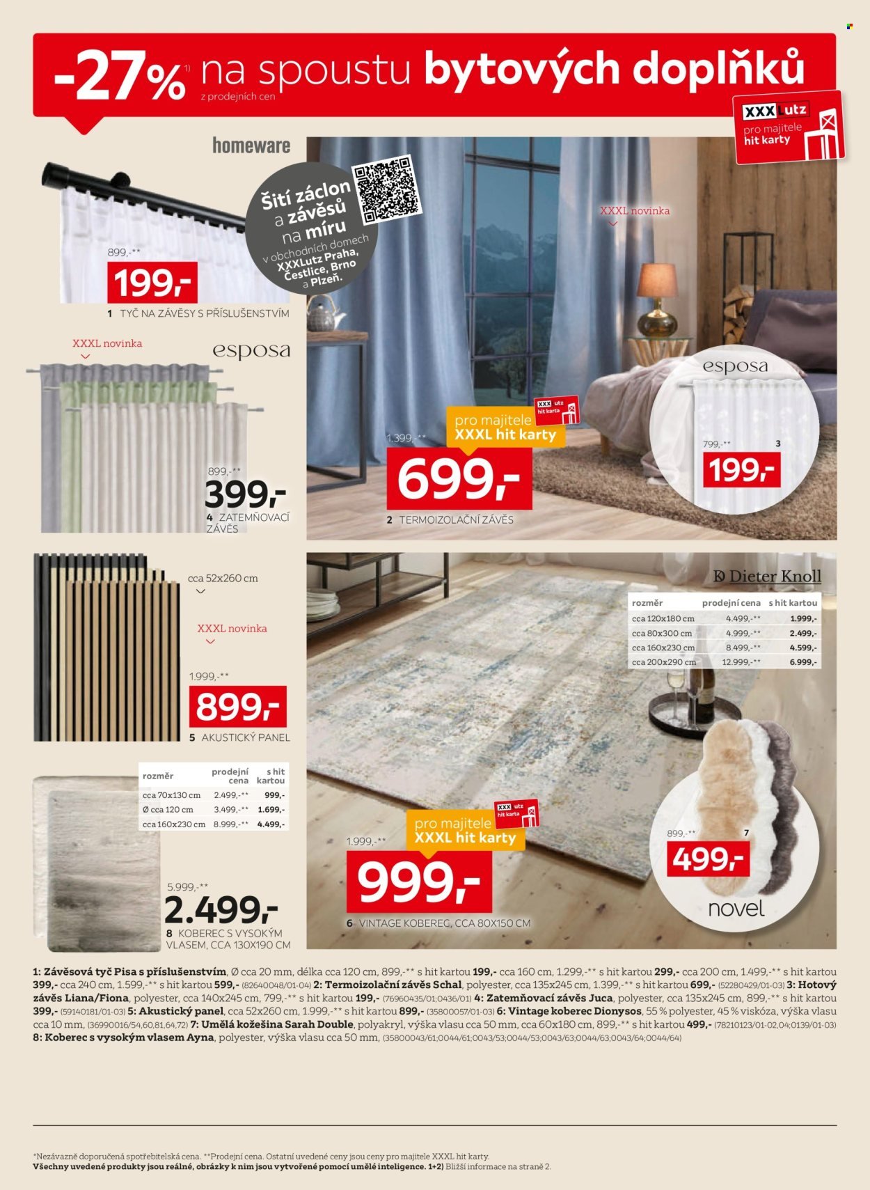 XXXLUTZ leták - Sleva 27 % téměř na všechno!