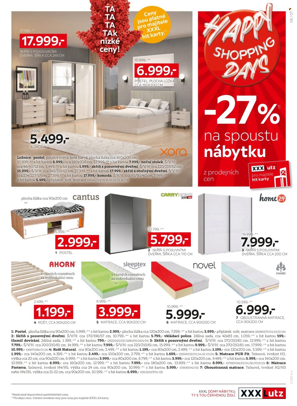 XXXLUTZ leták - Sleva 27 % téměř na všechno!