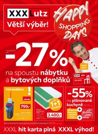XXXLUTZ leták - Sleva 27 % téměř na všechno!