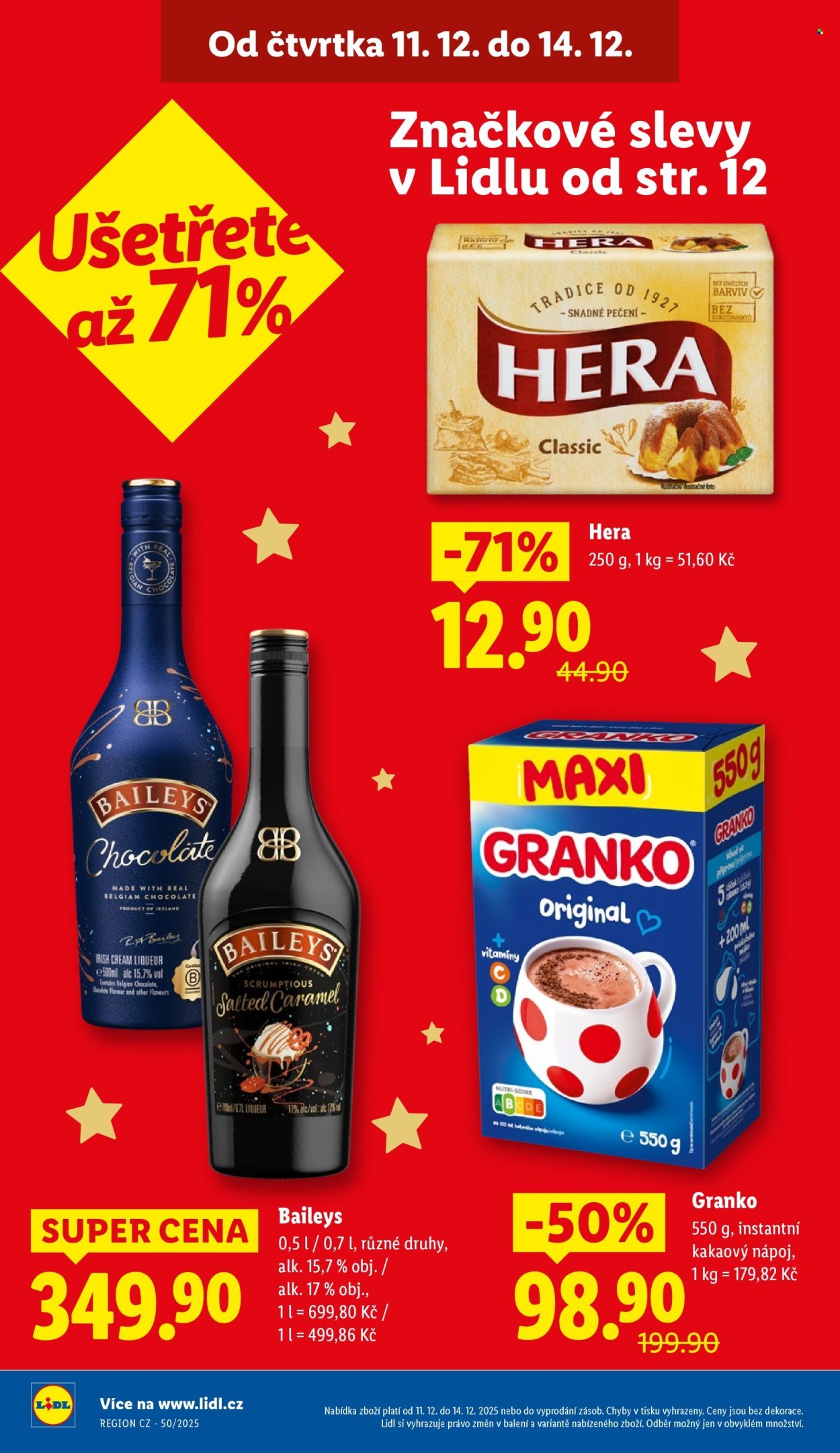 LIDL leták - Od čtvrtka 11.12.2025 (2025-12-11 - 2025-12-14)