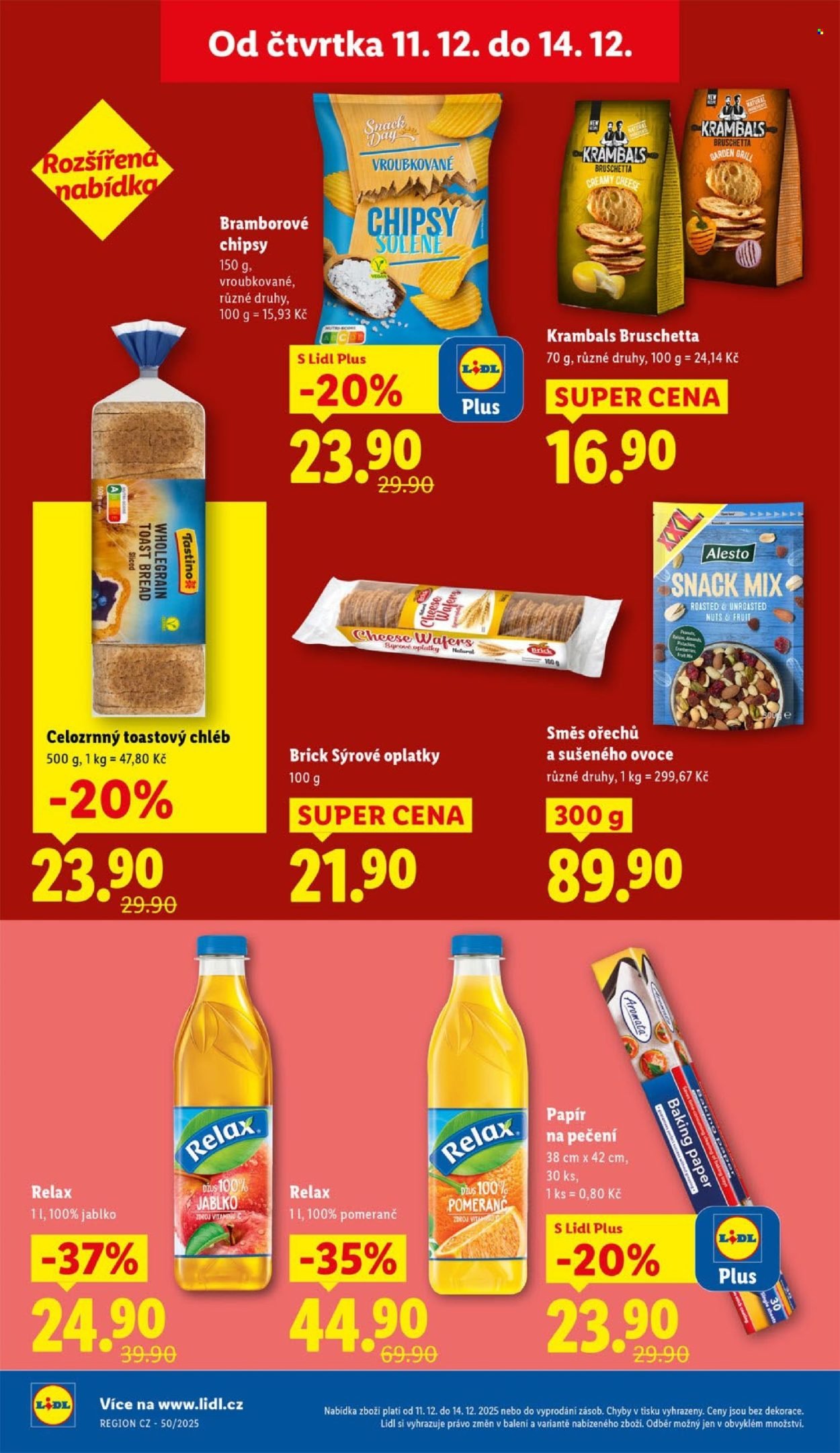 LIDL leták - Od čtvrtka 11.12.2025 (2025-12-11 - 2025-12-14)