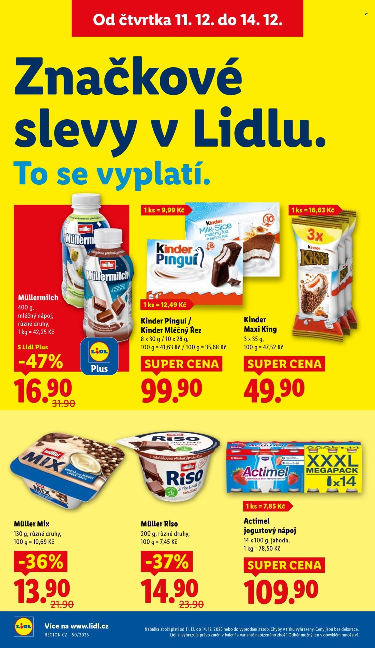 LIDL leták - Od čtvrtka 11.12.2025 (2025-12-11 - 2025-12-14)