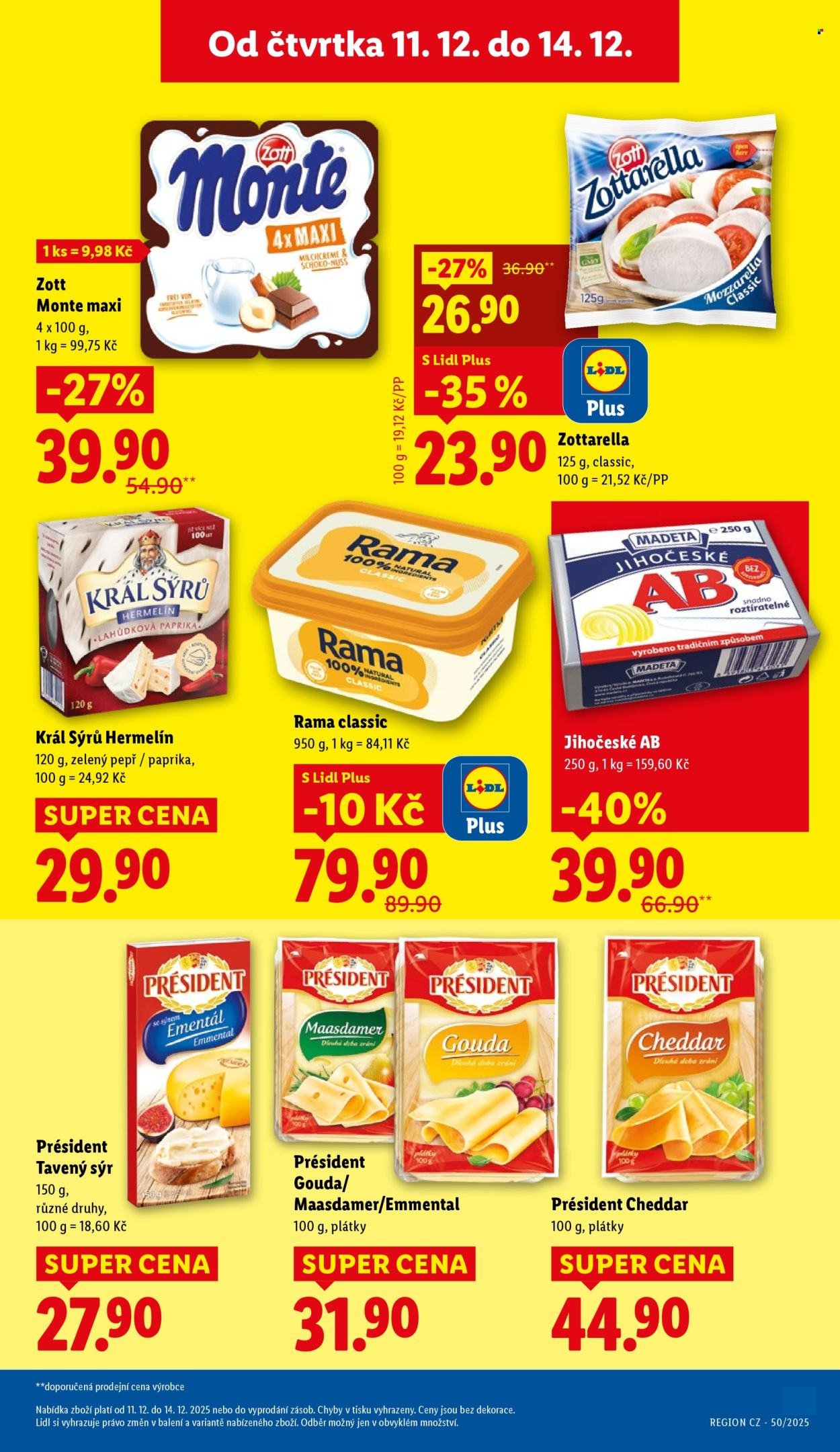 LIDL leták - Od čtvrtka 11.12.2025 (2025-12-11 - 2025-12-14)