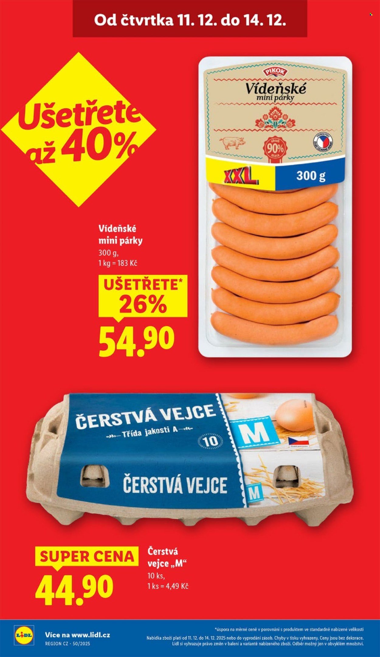 LIDL leták - Od čtvrtka 11.12.2025 (2025-12-11 - 2025-12-14)