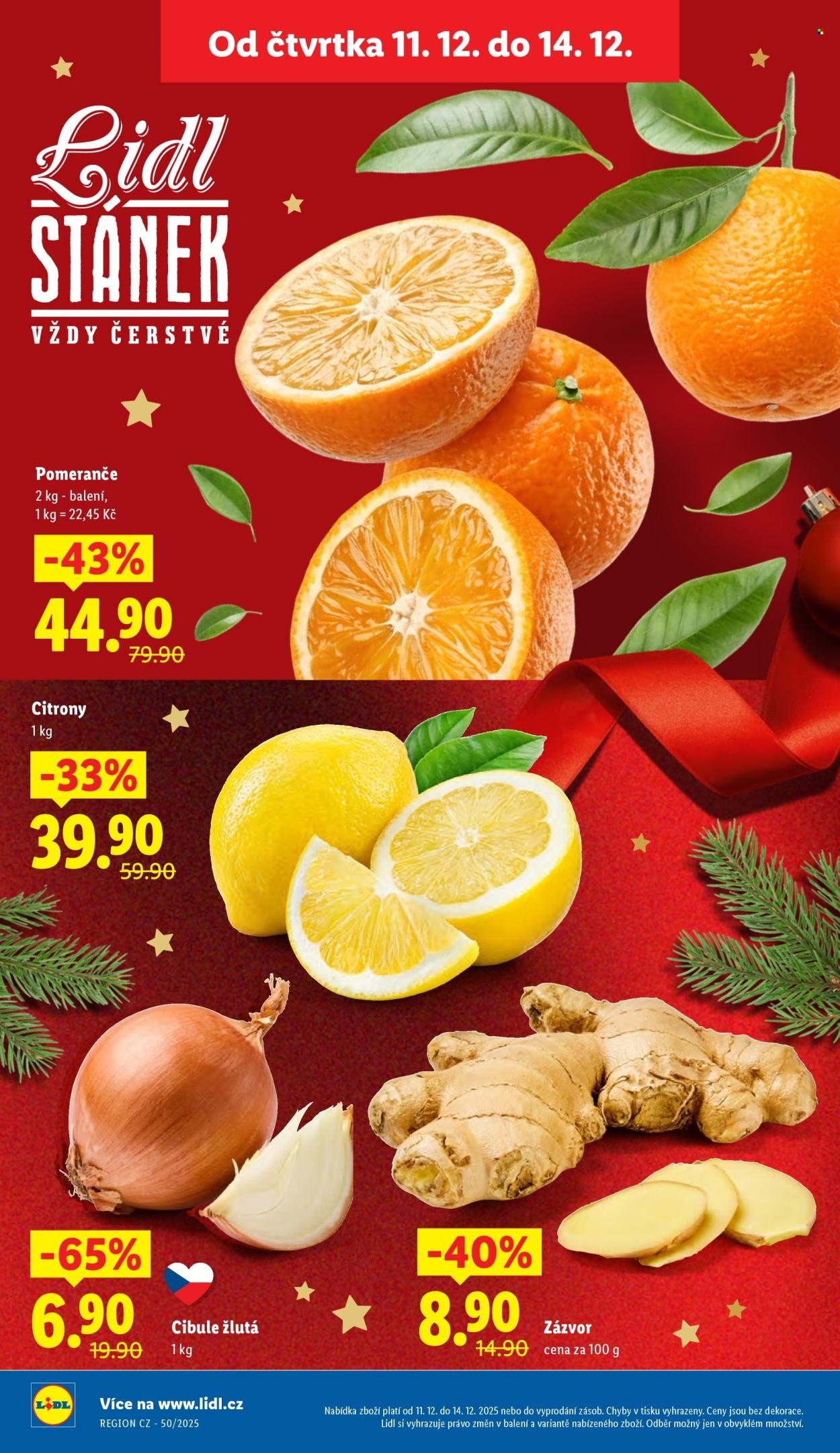 LIDL leták - Od čtvrtka 11.12.2025 (2025-12-11 - 2025-12-14)