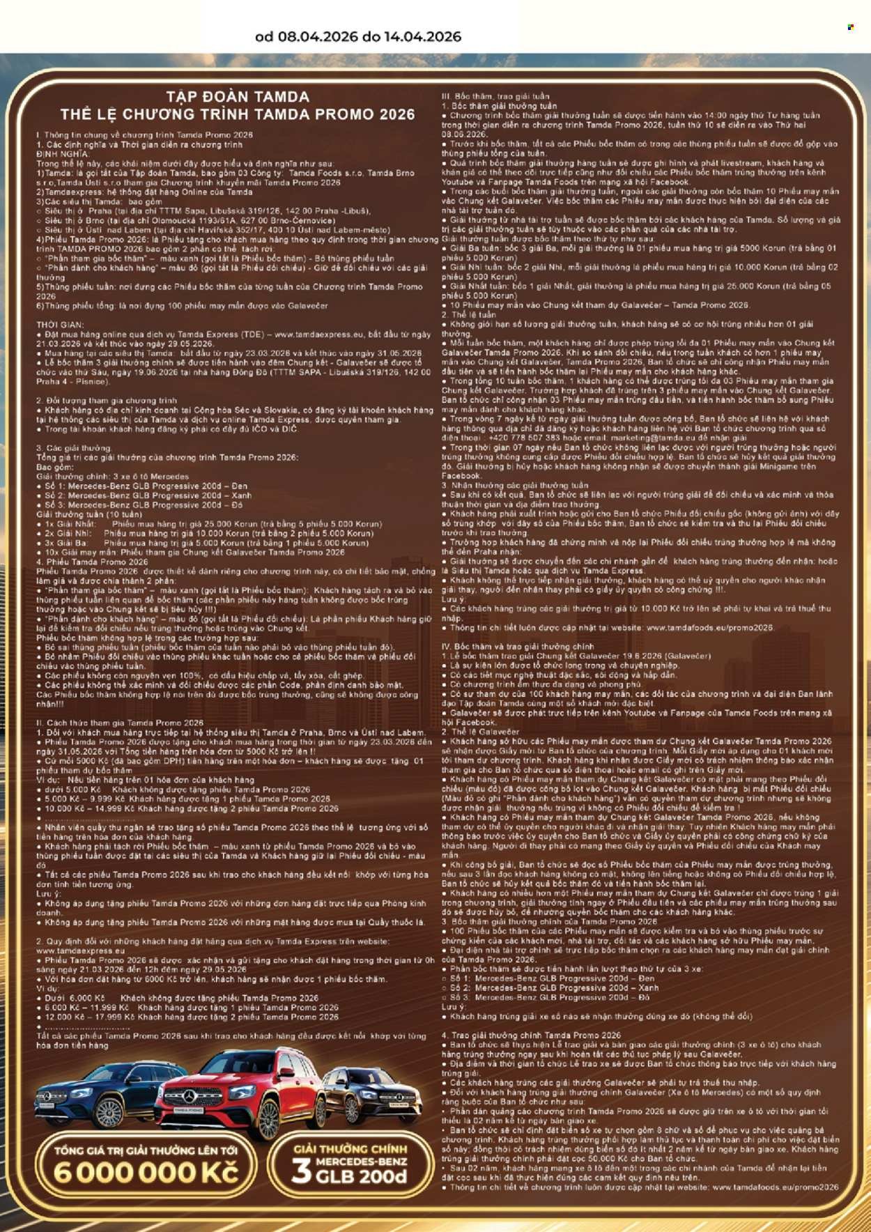 TAMDA FOODS leták - Od středy 8.4.2026 (2026-04-08 - 2026-04-14)