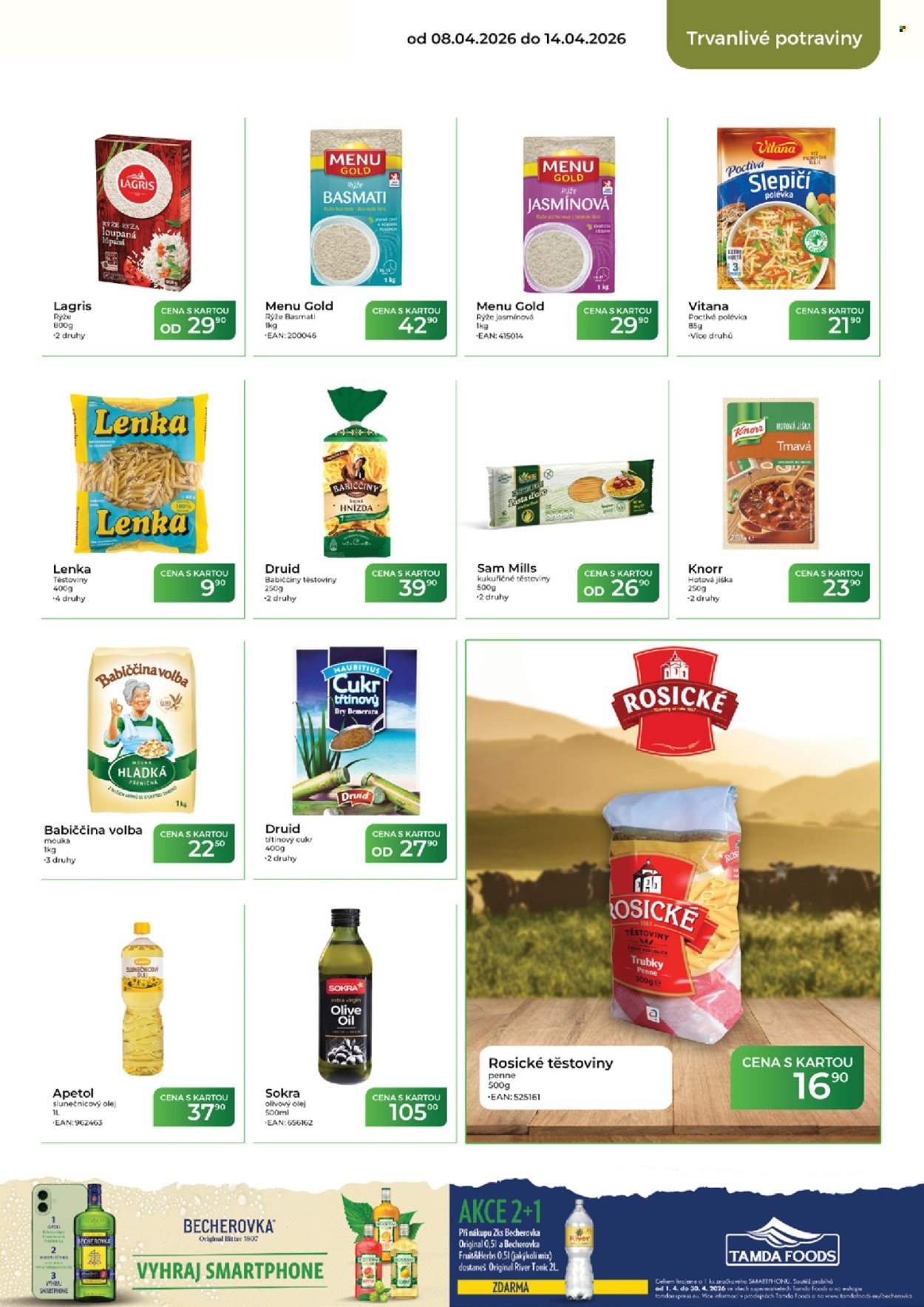 TAMDA FOODS leták - Od středy 8.4.2026 (2026-04-08 - 2026-04-14)