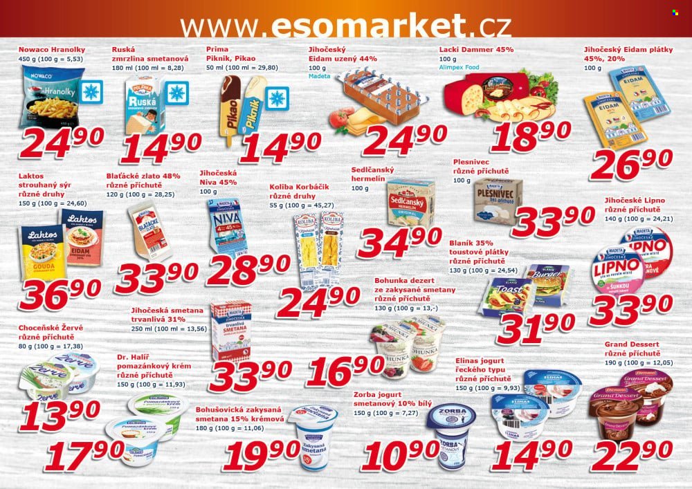 ESO MARKET leták - Od středy 14.10.2026