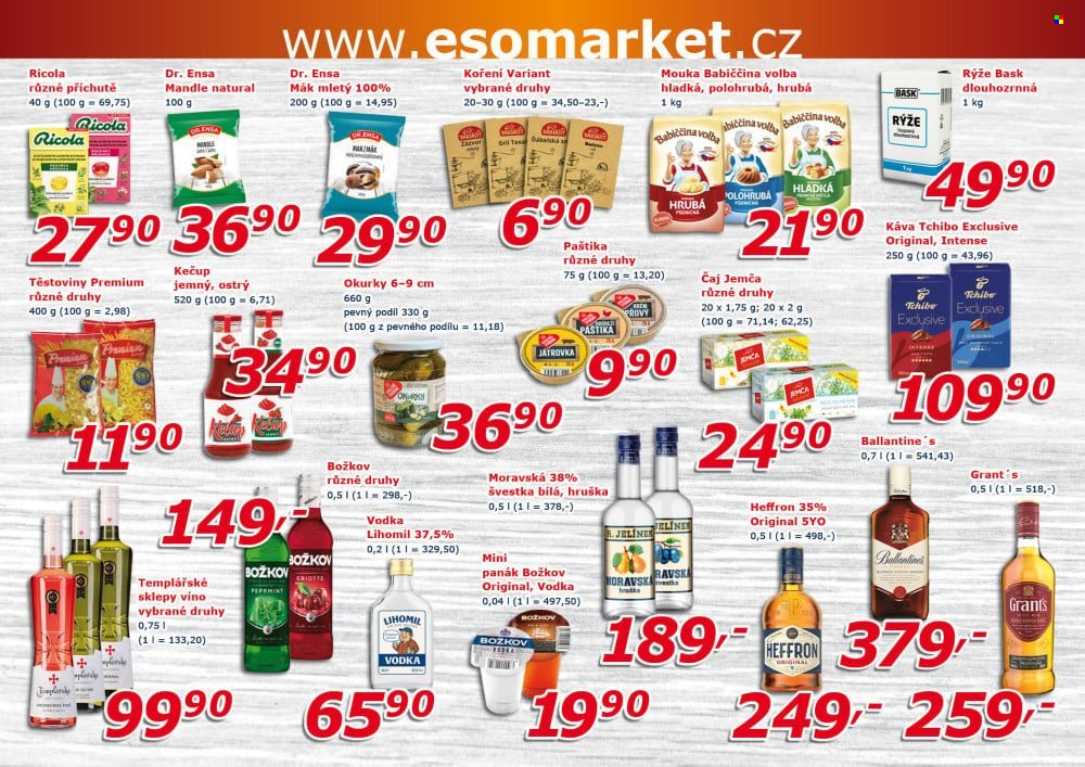 ESO MARKET leták - Od středy 14.10.2026