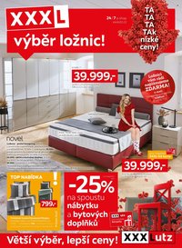 XXXLUTZ leták - XXXL výběr ložnic
