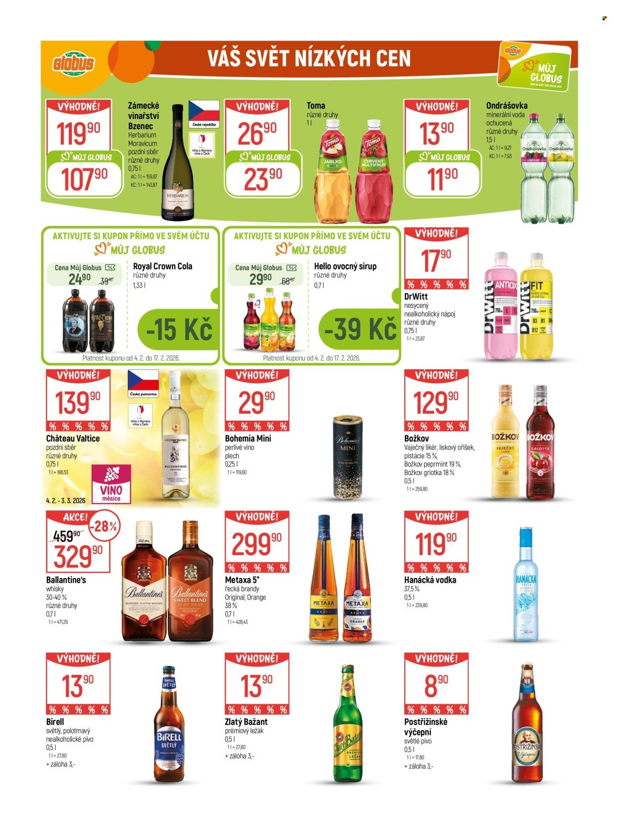 GLOBUS leták - Od středy 4.2.2026 (2026-02-04 - 2026-02-10)