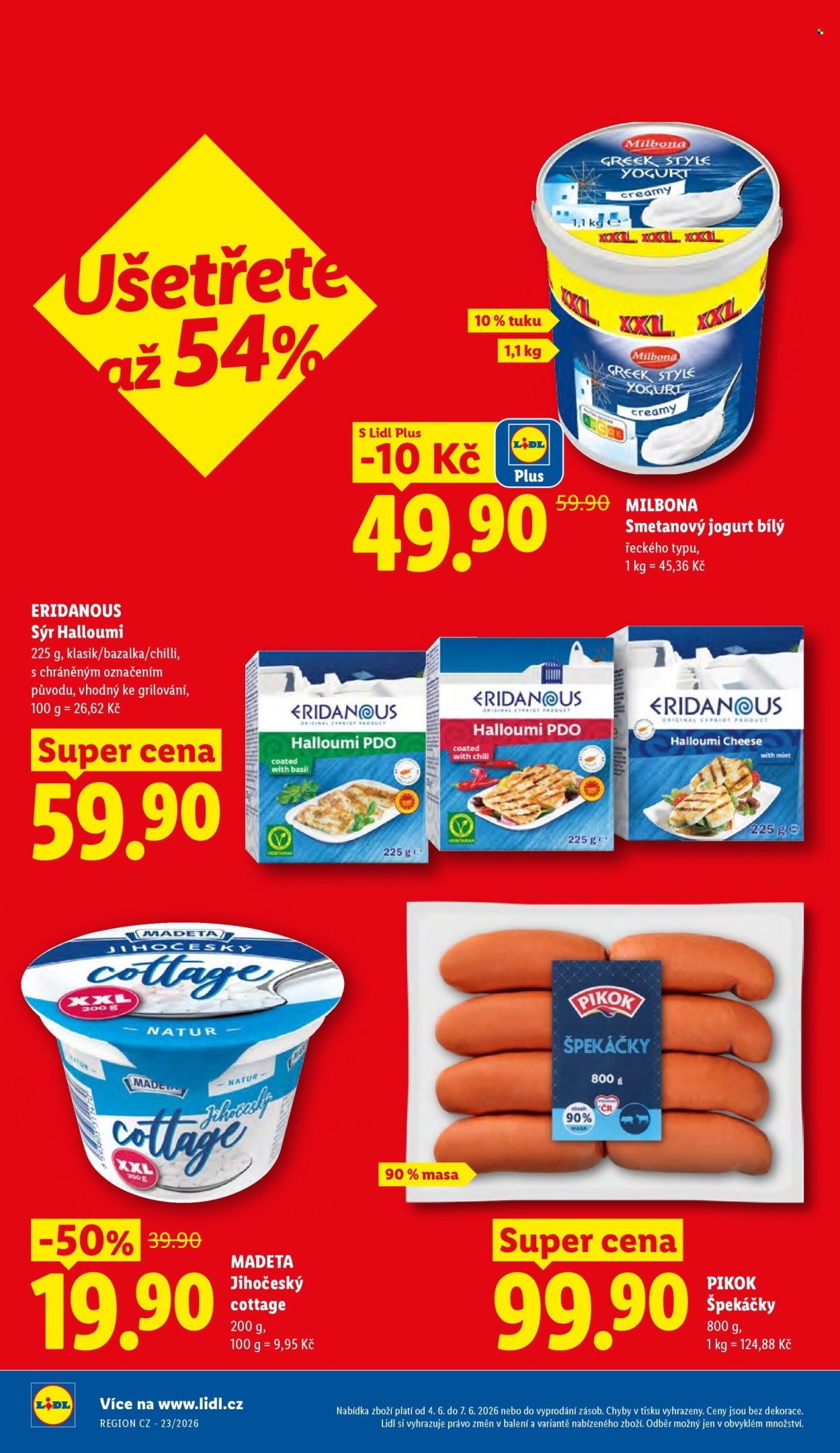 LIDL leták - Od čtvrtka 4.6.2026 (2026-06-04 - 2026-06-07)
