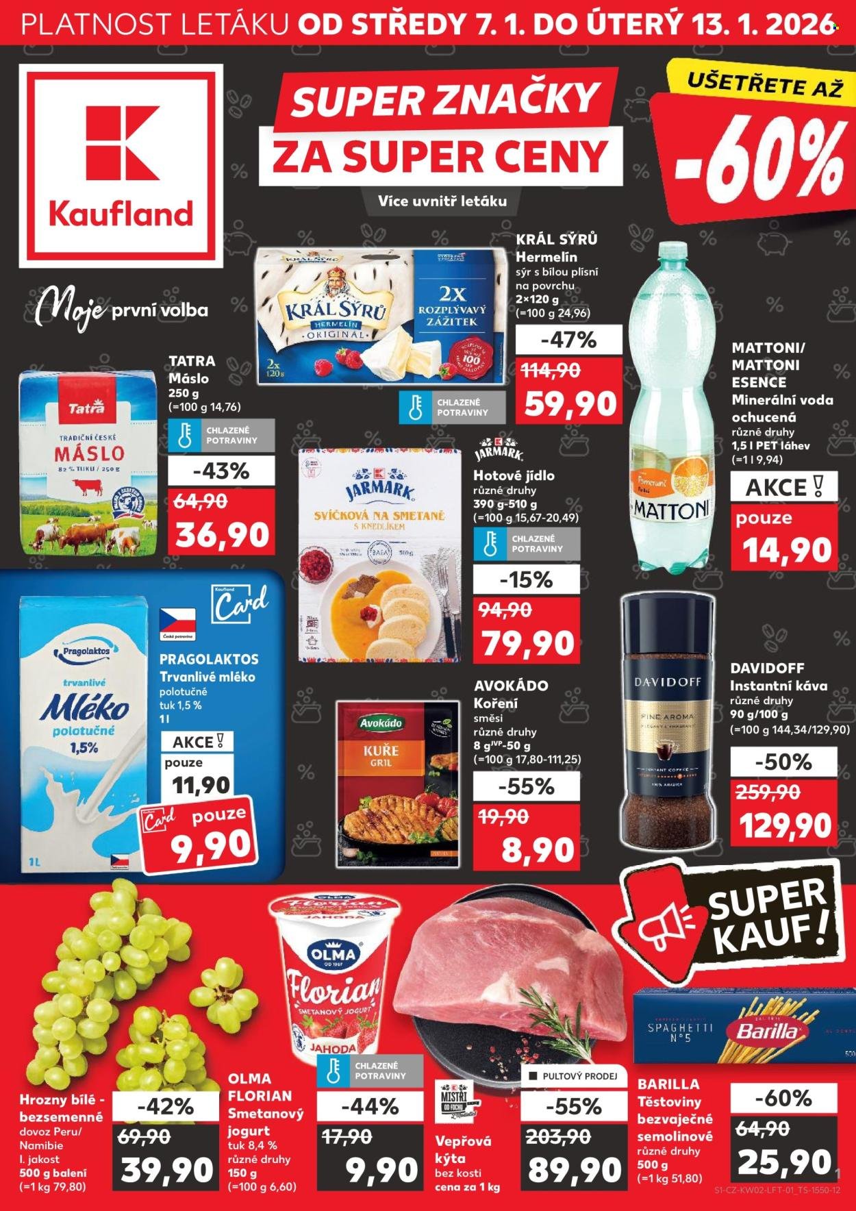 KAUFLAND leták - Od středy 7.1.2026 (2026-01-07 - 2026-01-13)
