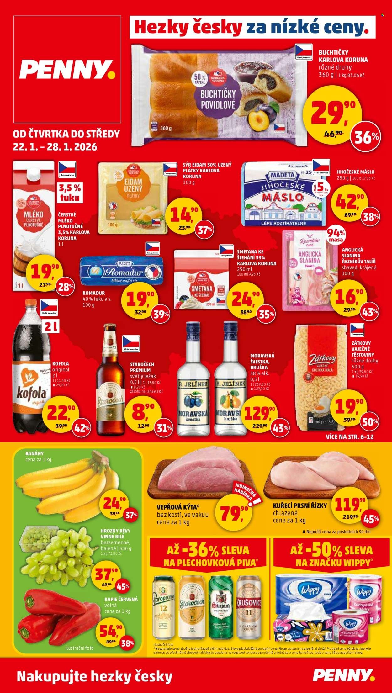 PENNY leták - Nakupujte hezky česky (2026-01-22 - 2026-01-28)