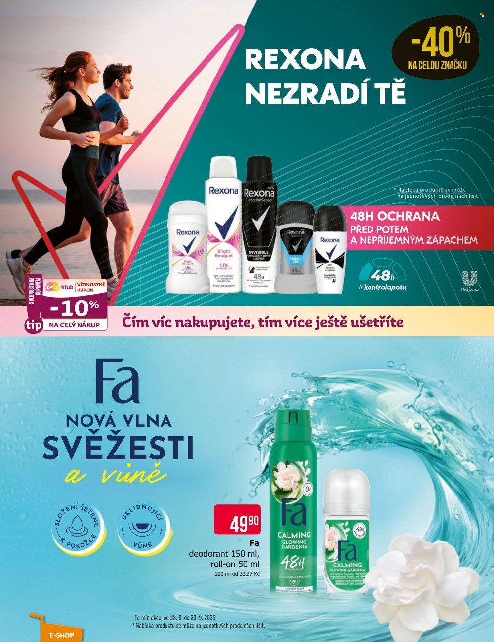 TETA DROGERIE leták - Vybrané magazínové akce (2025-08-28 - 2025-09-23)